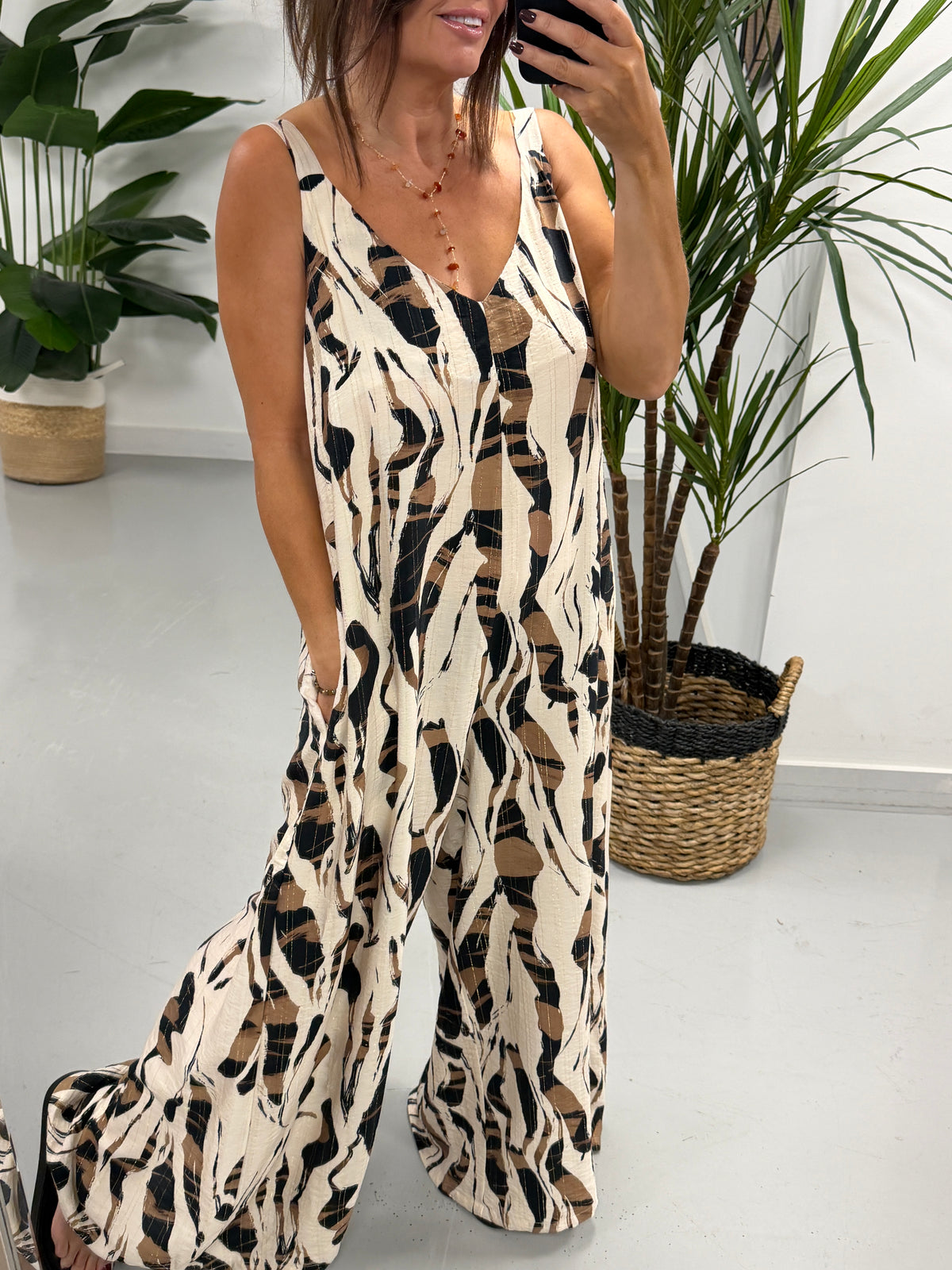 The Wavy Animal Jumpsuit -