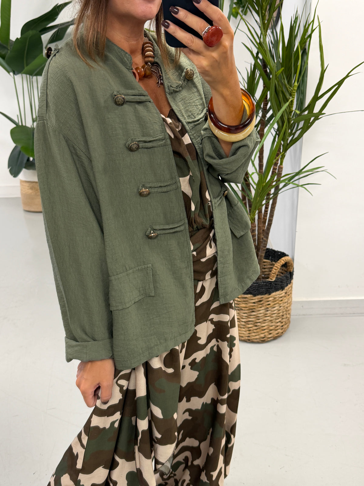 Military Jacket - Khaki