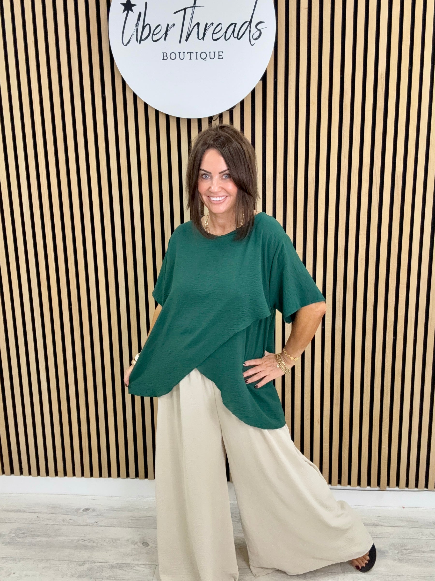 The Heidi Wrap - Forest Green