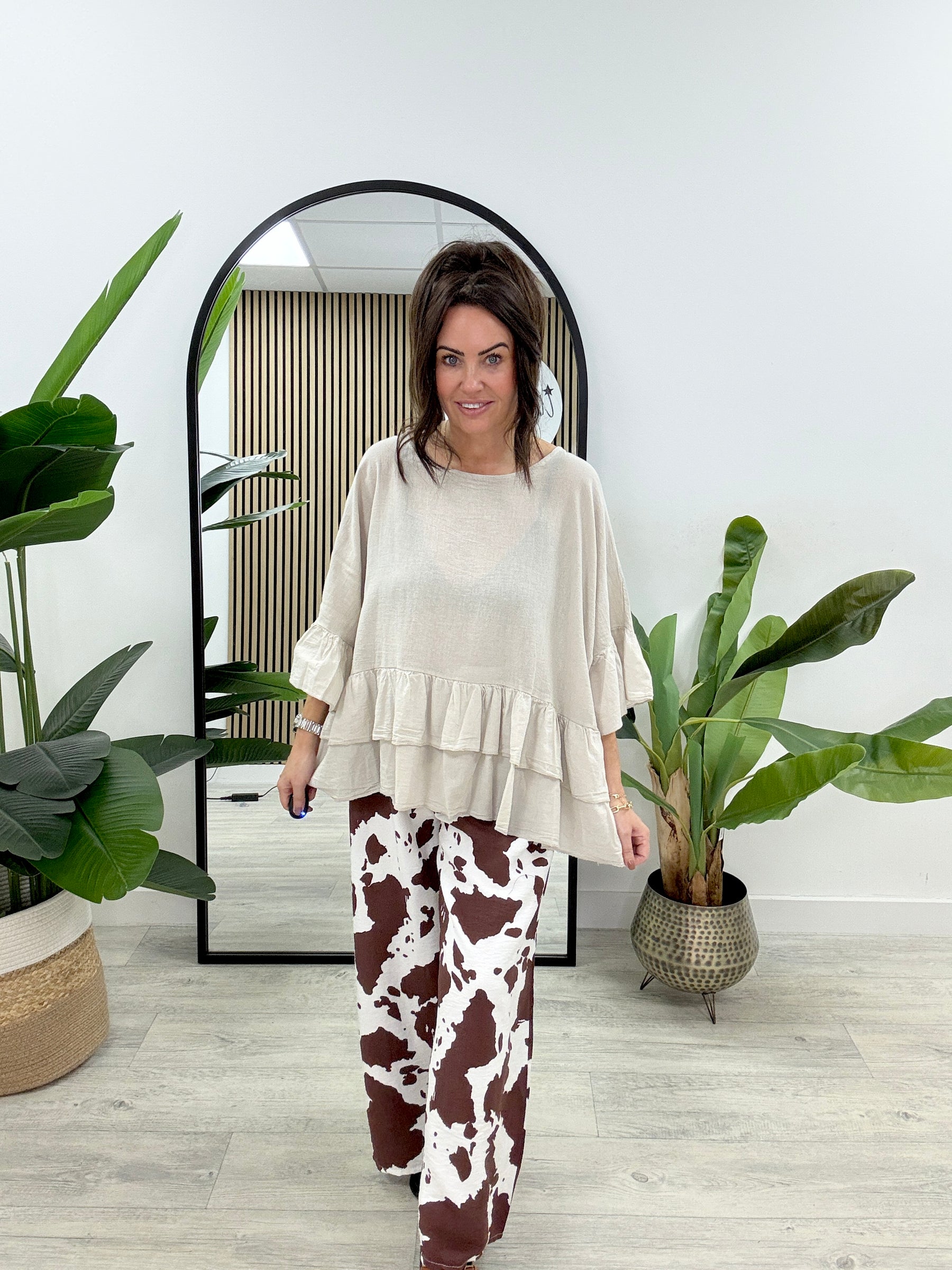 The Highland Cropped Trouser - Chocolate