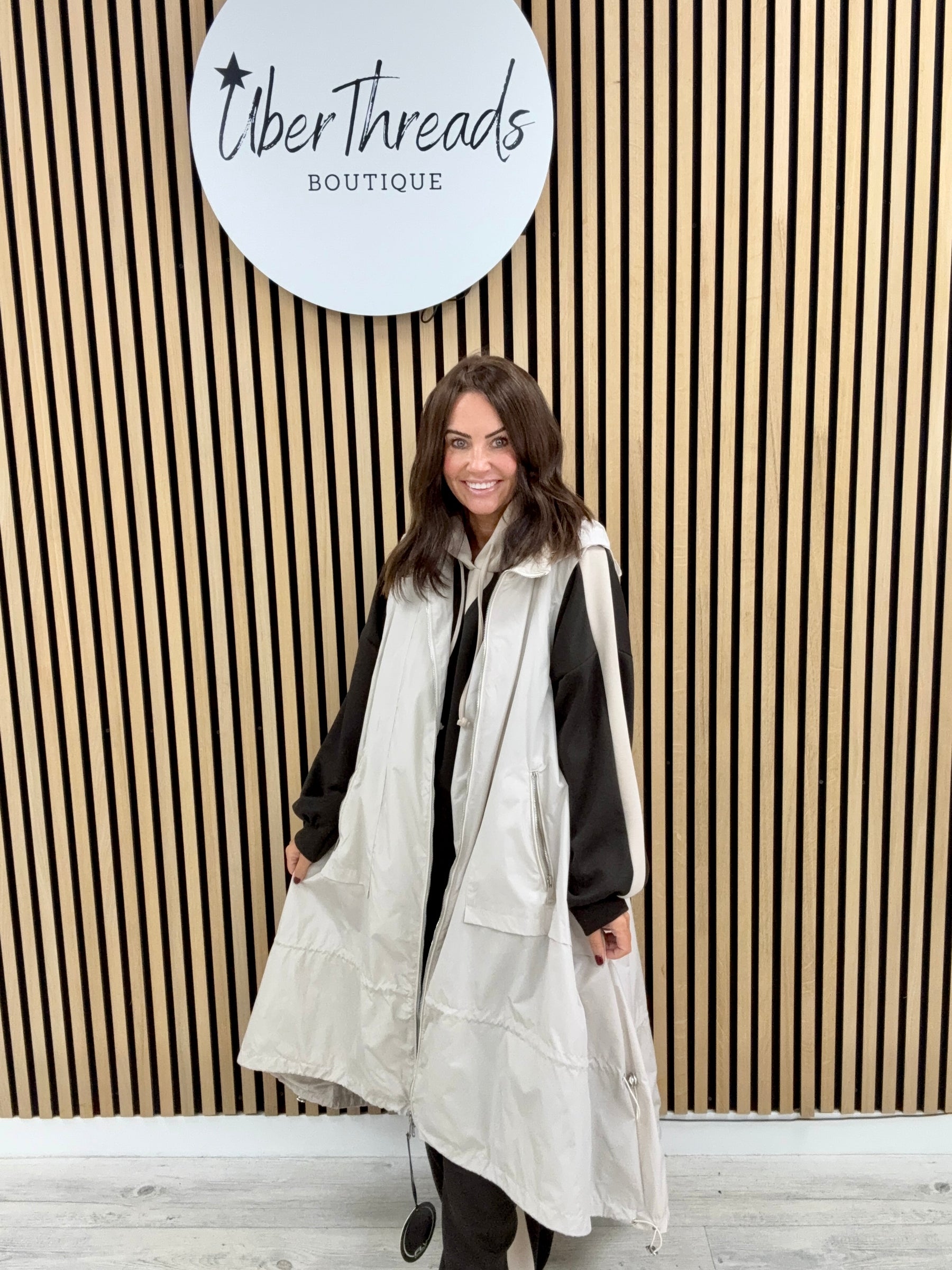Fly A-Line Gilet - Cream
