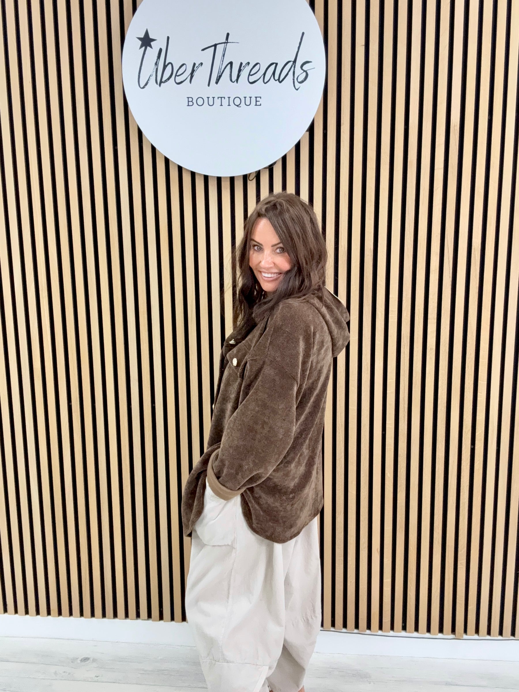 The Big Softie Military Shirt - Chocolate