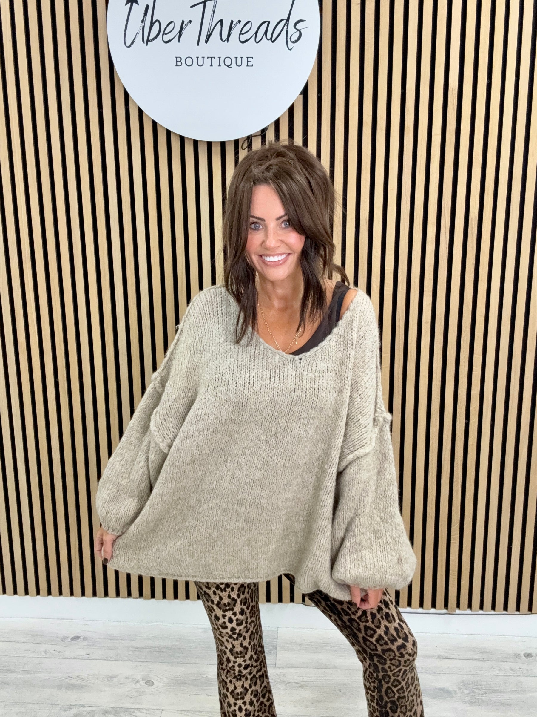 The Rustic Soft Knit - Oatmeal