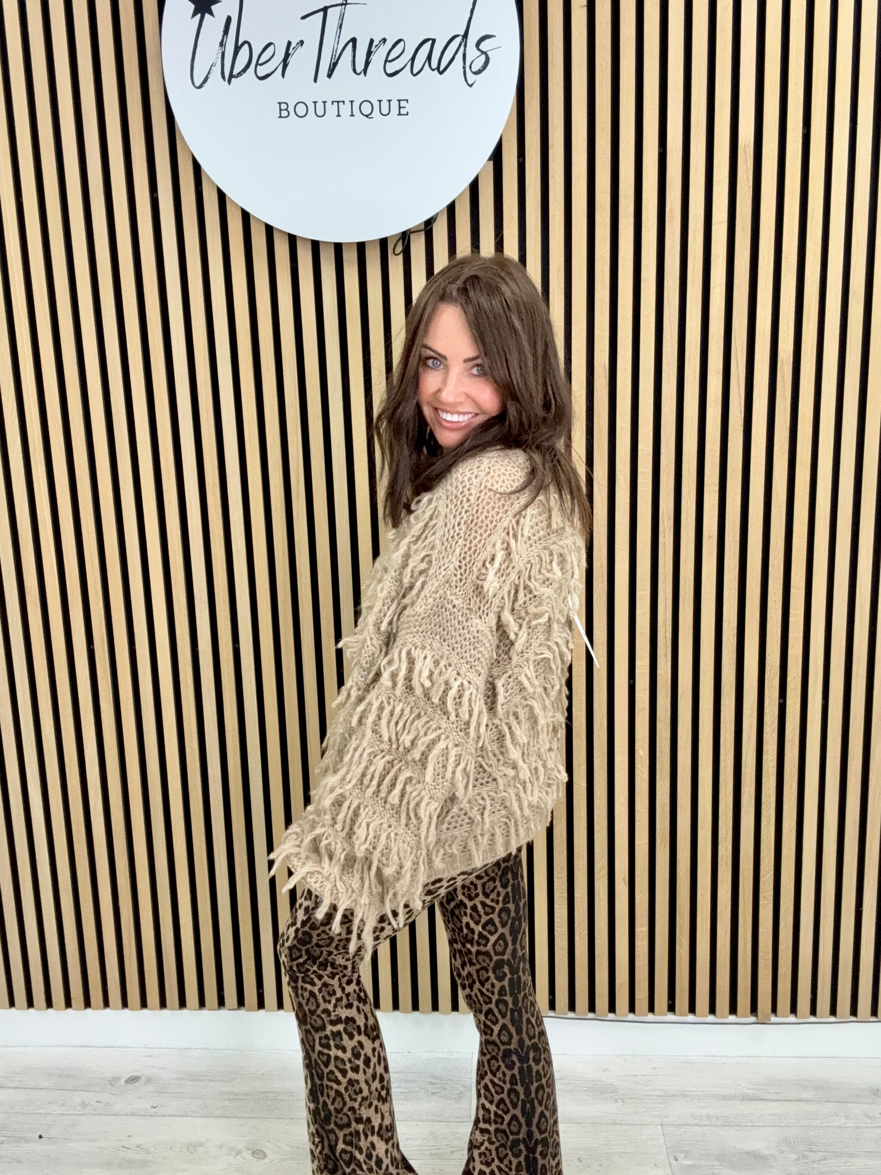 The Shaggy Jumper - Camel