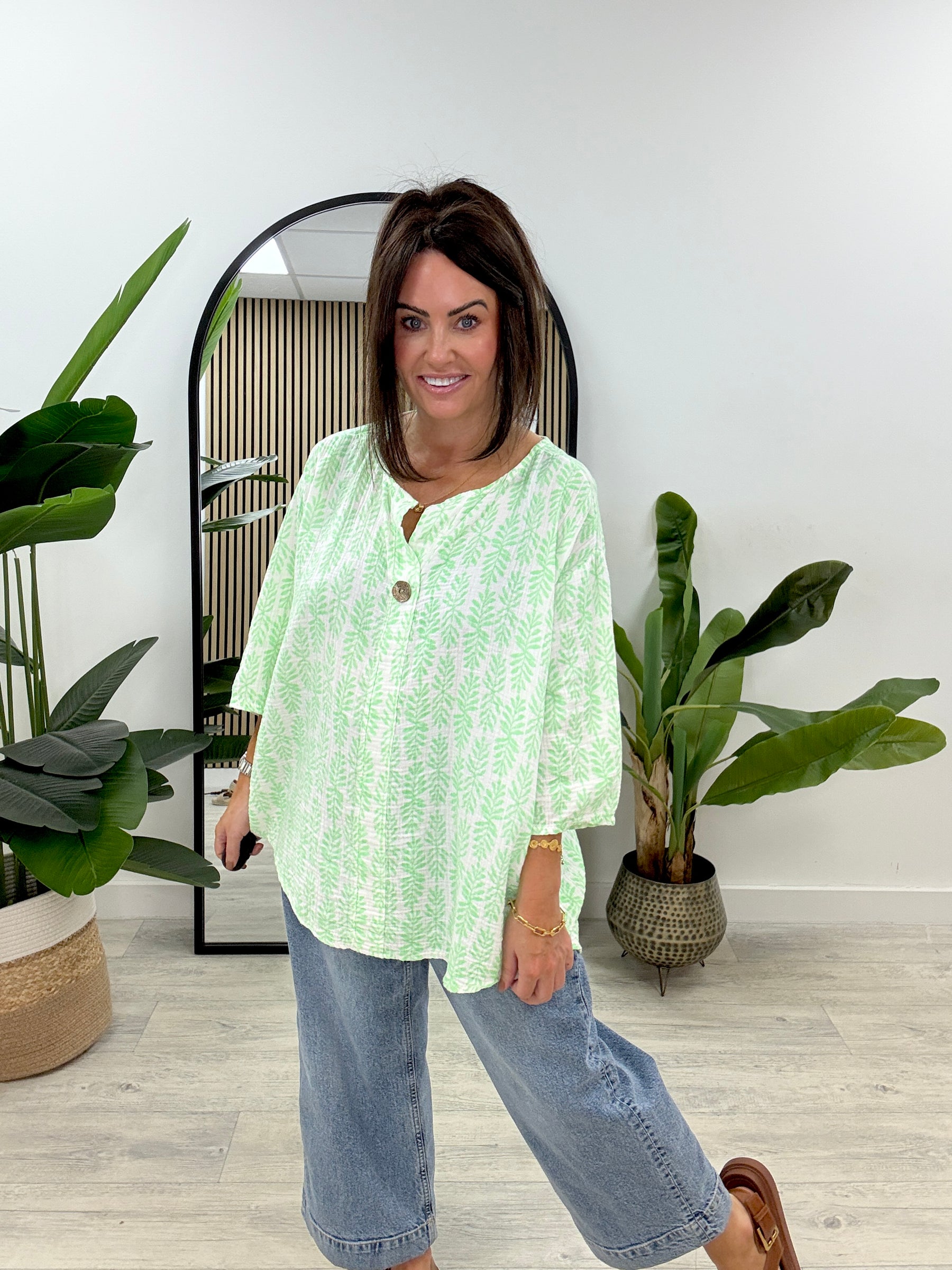 The Valencia Morella One Button - Green