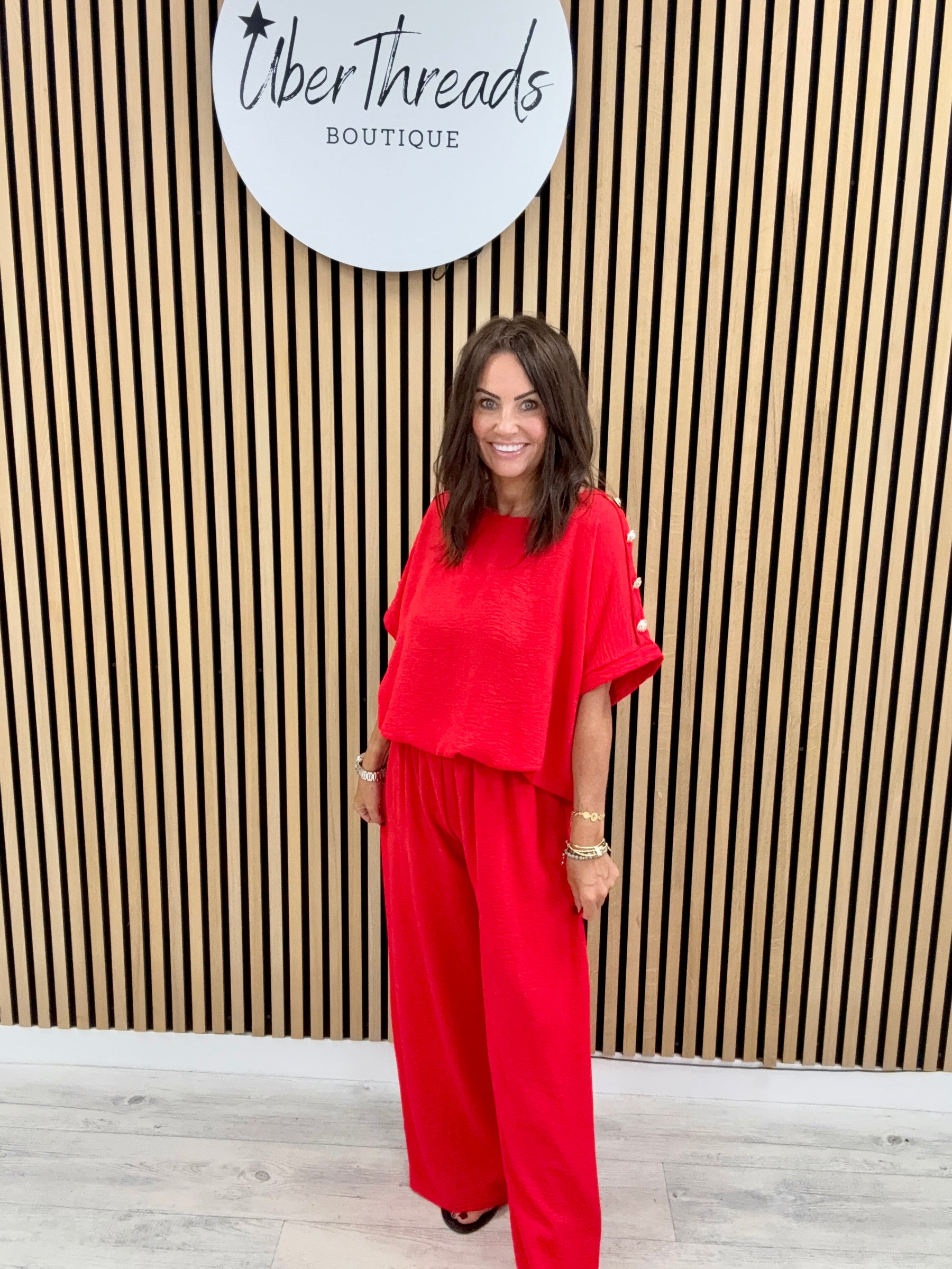 Military Two Piece - Red