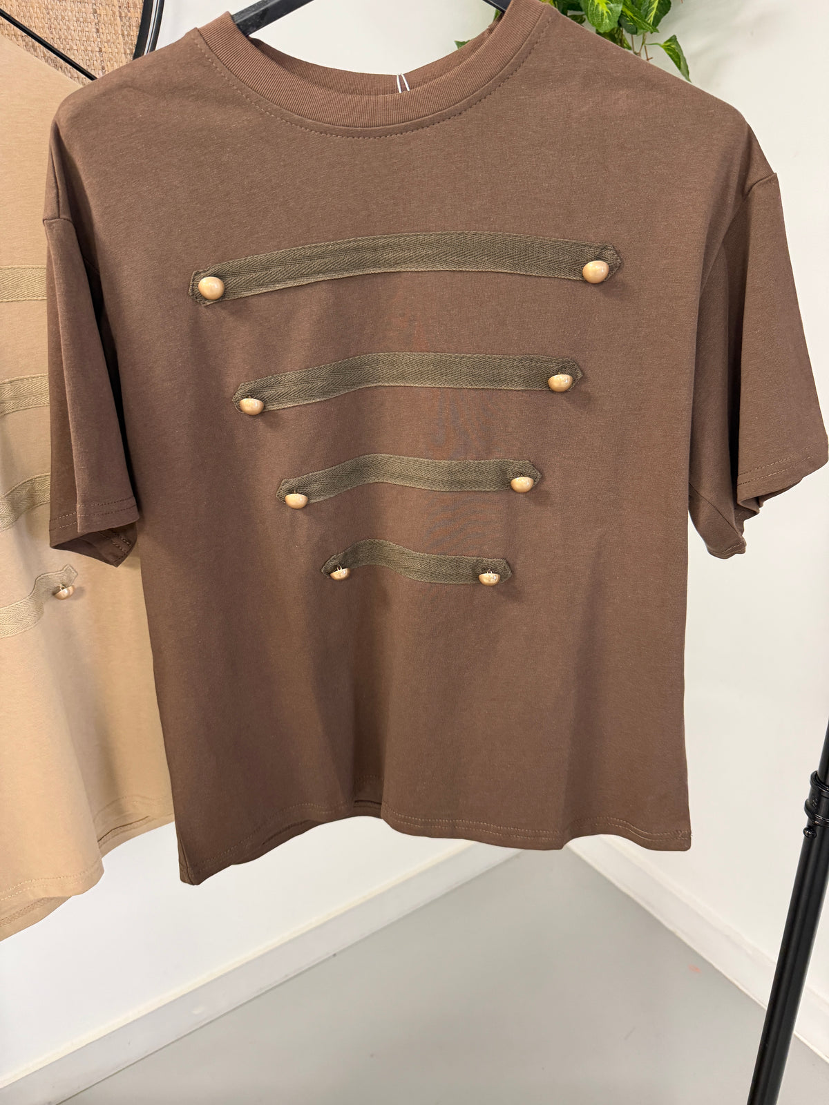 Military Tee- Chocolate