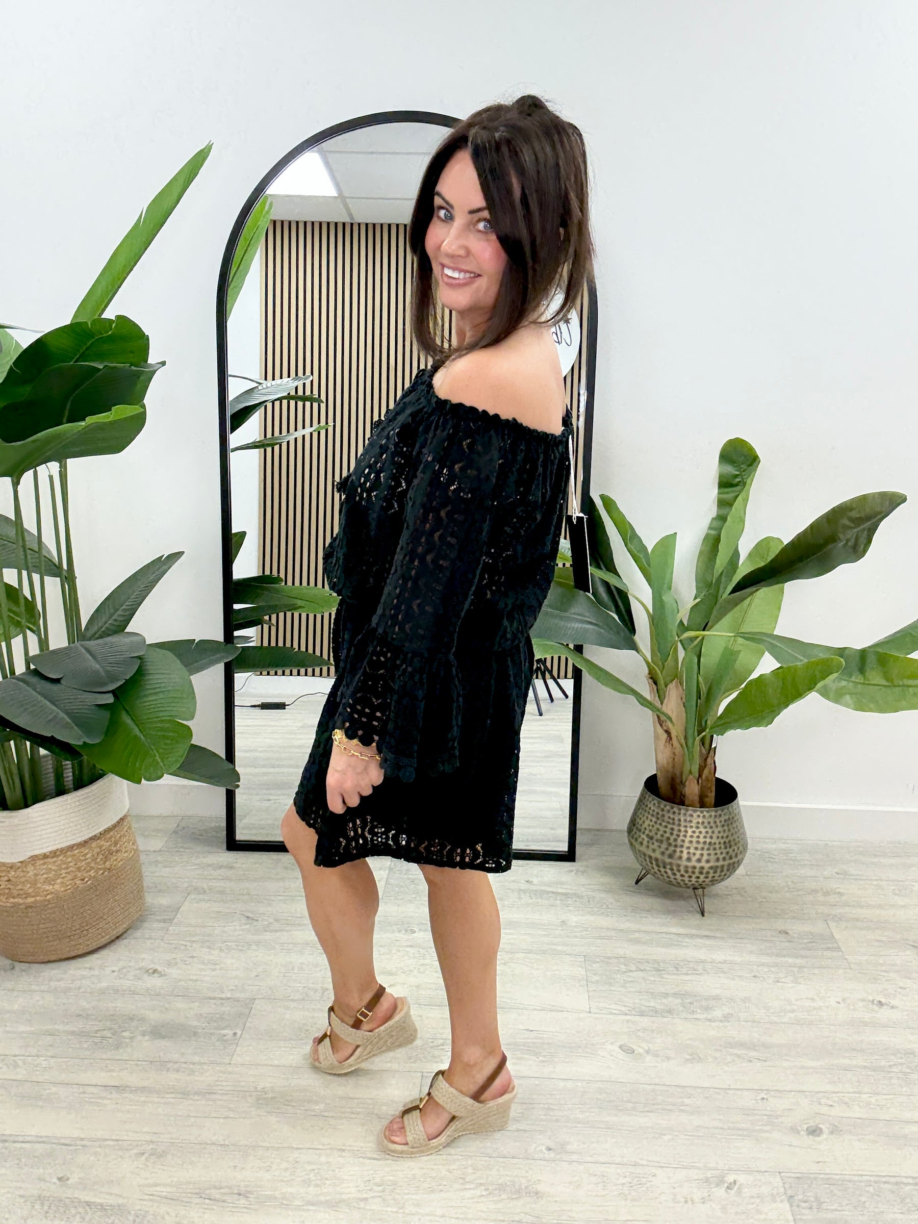 The Sarina Playsuit - Black