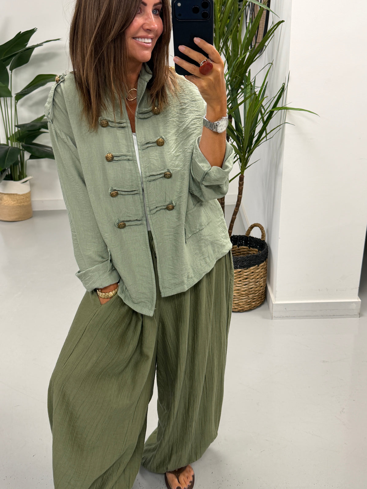 Military Jacket - Khaki (Size 2)