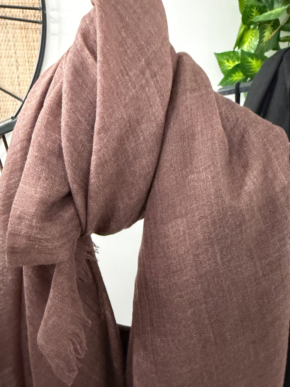 Summer Lightweight Scarf - Chocolate