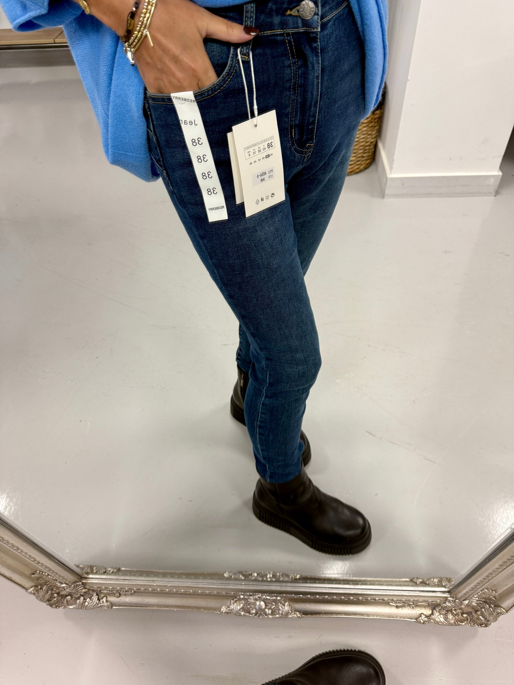 Redberry Push up Skinny Jeans - Indigo