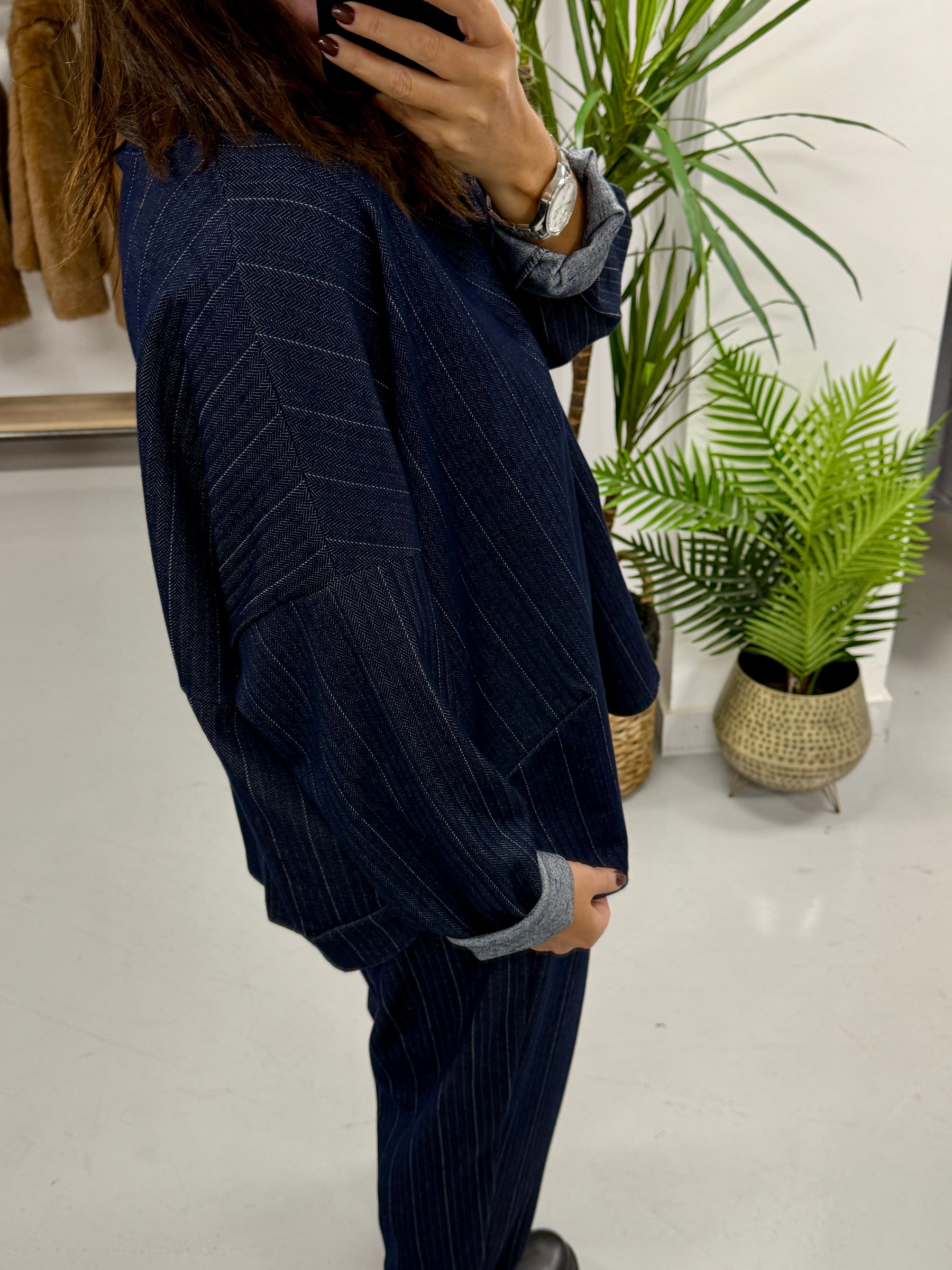 Denim Heaven Striped Tunic