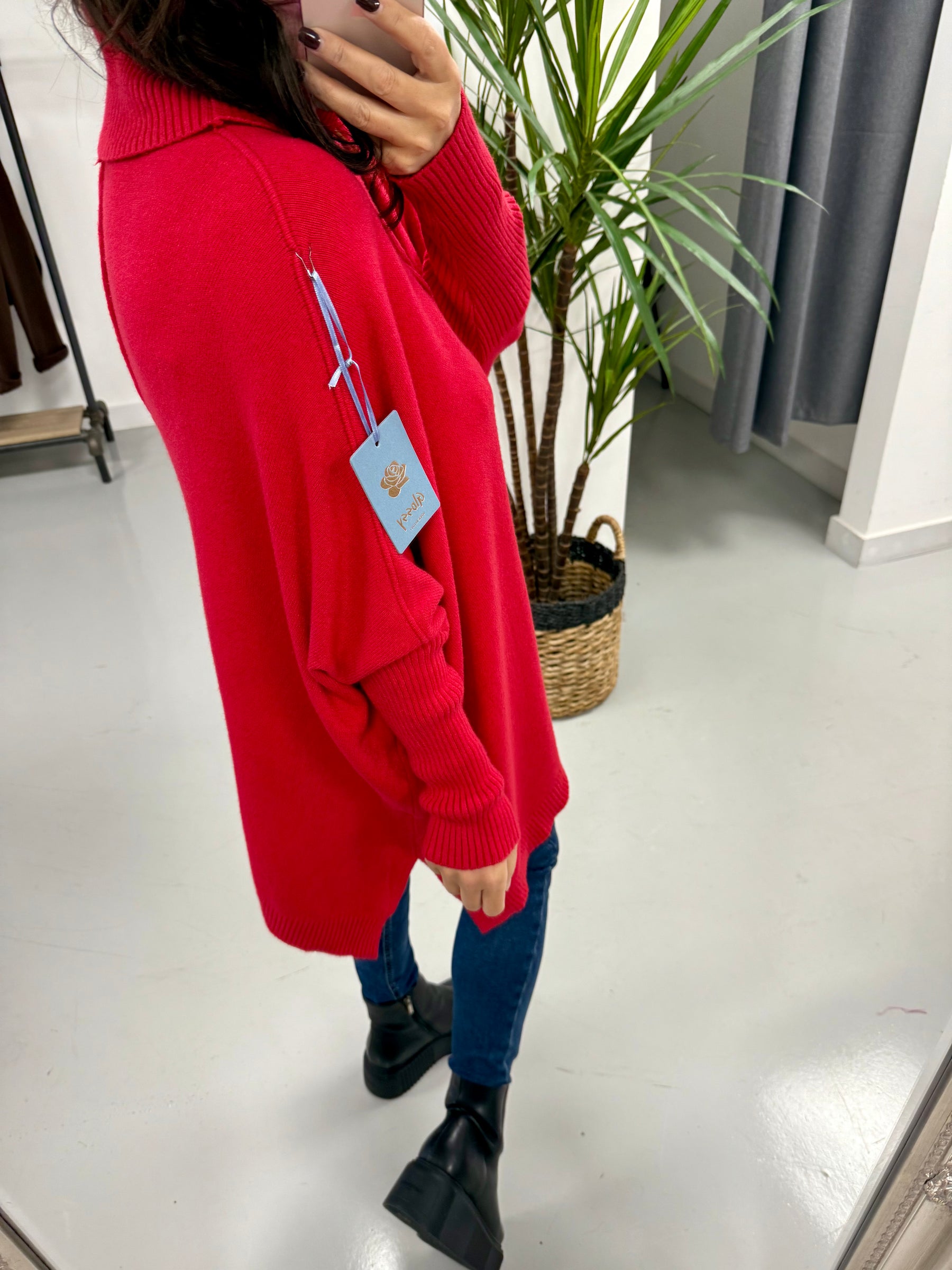 The Esme Soft Knit - Red