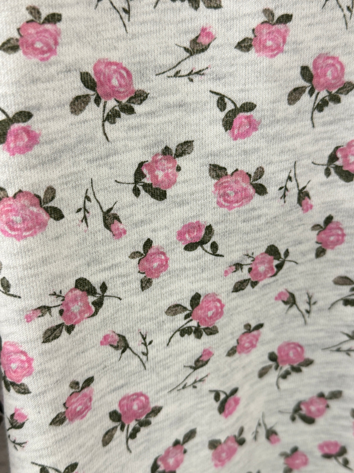 The Vintage Ditsy V Neck - Grey (Special Buy - No Blue Light)