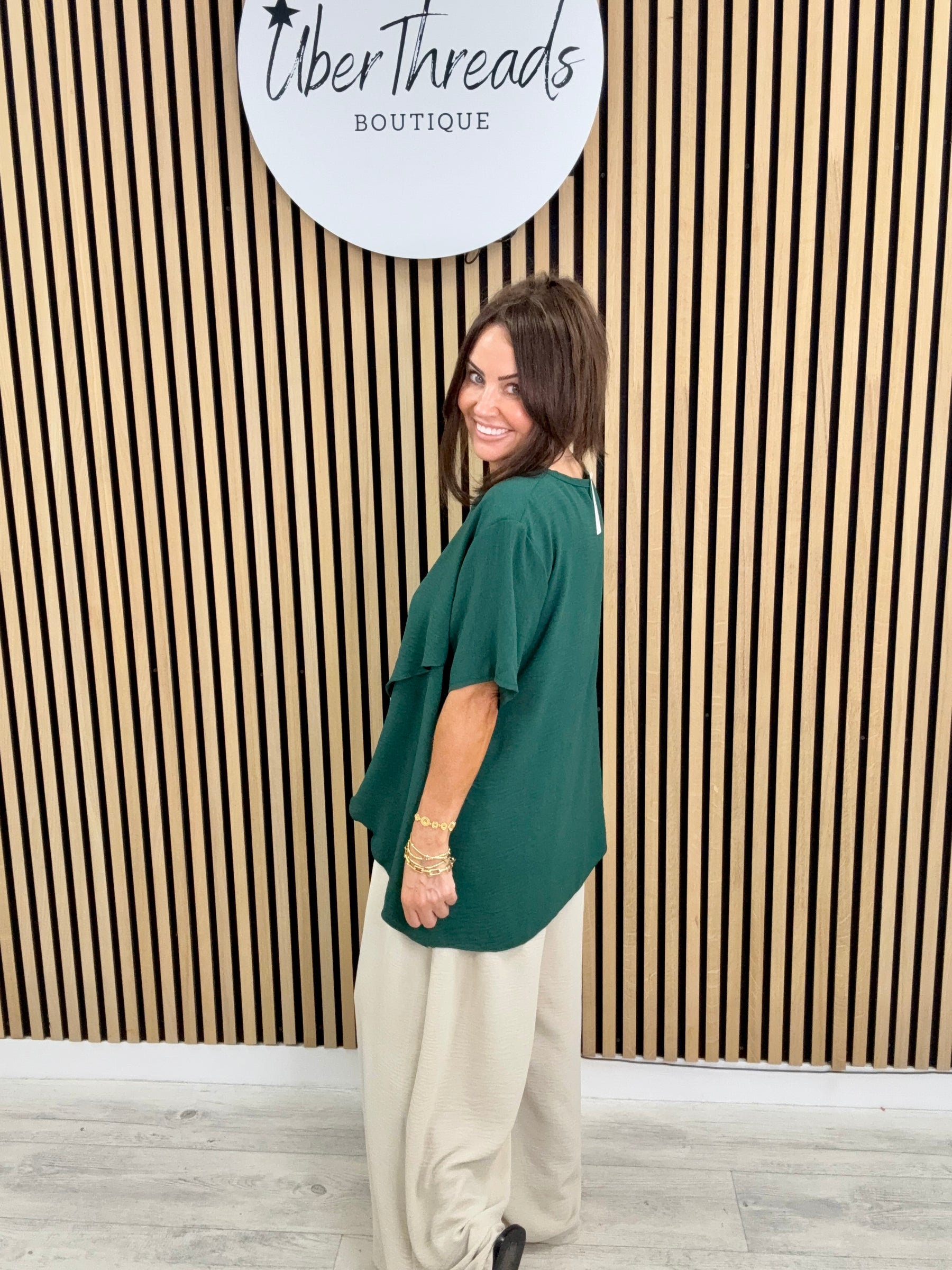 The Heidi Wrap - Forest Green