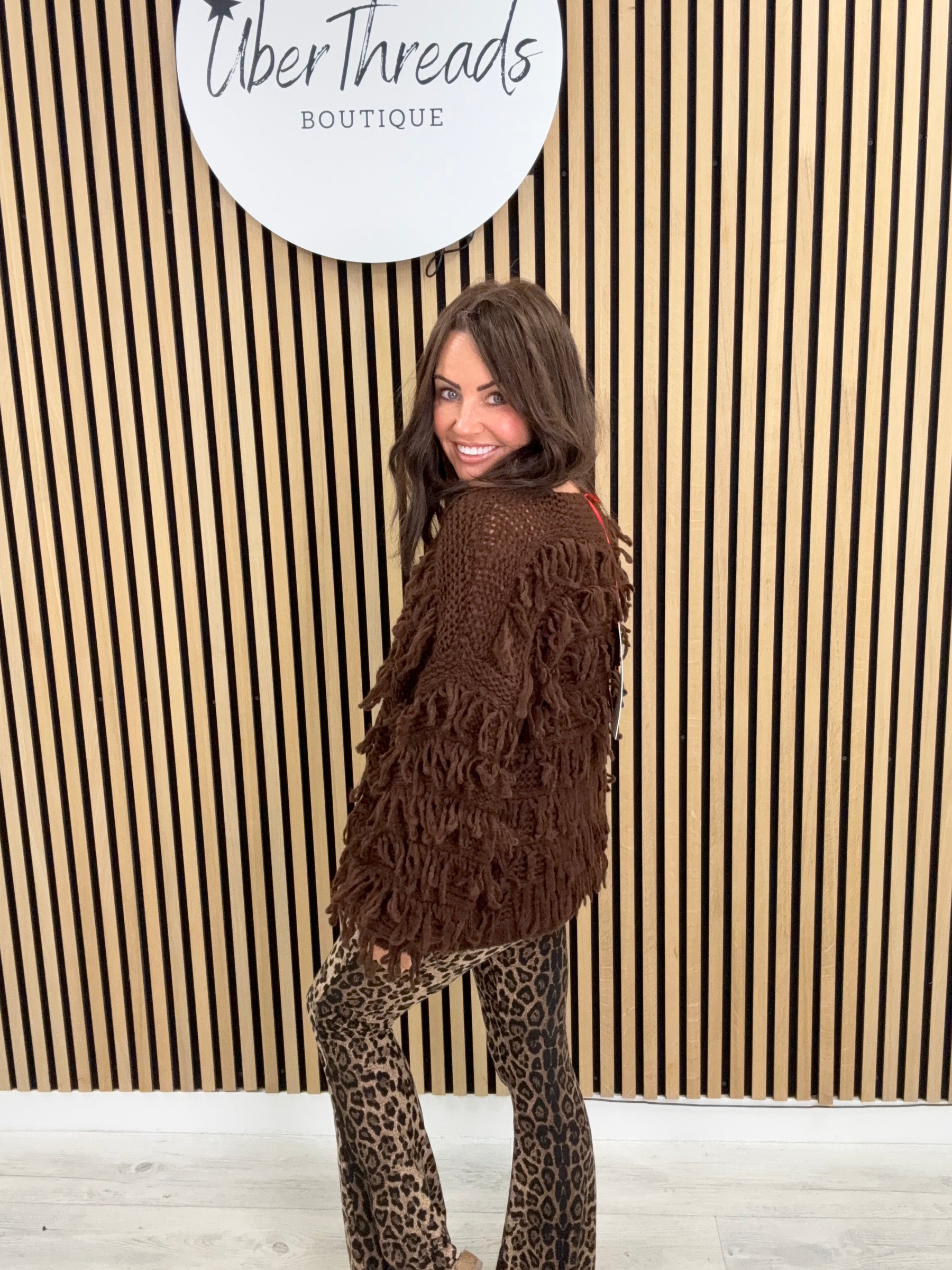 The Shaggy Jumper - Chocolate