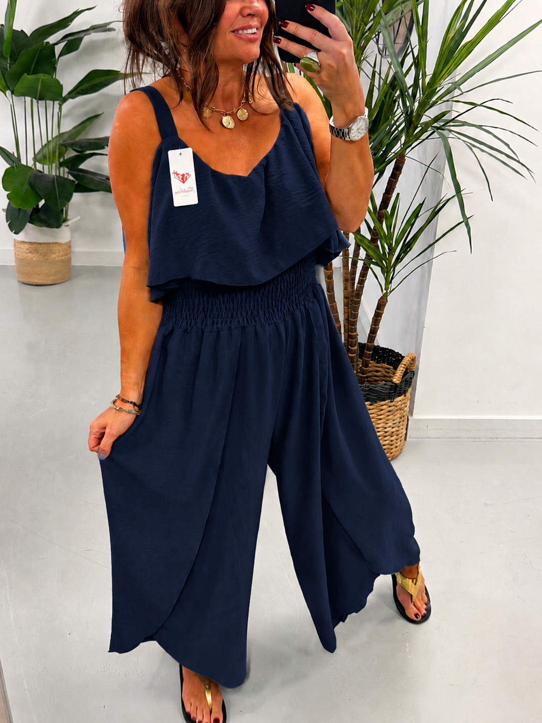 Luna Jumpsuit - Navy