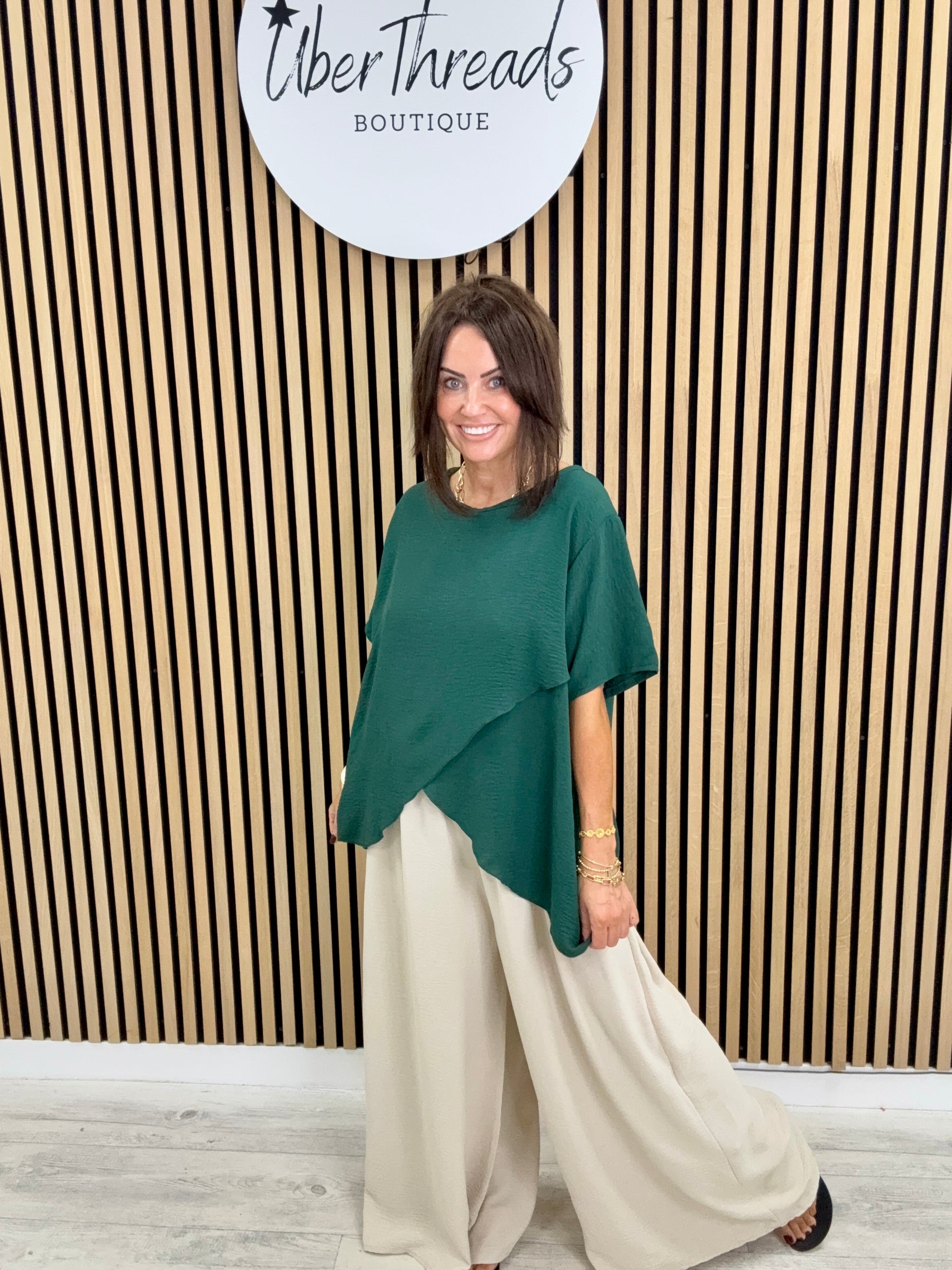 The Heidi Wrap - Forest Green