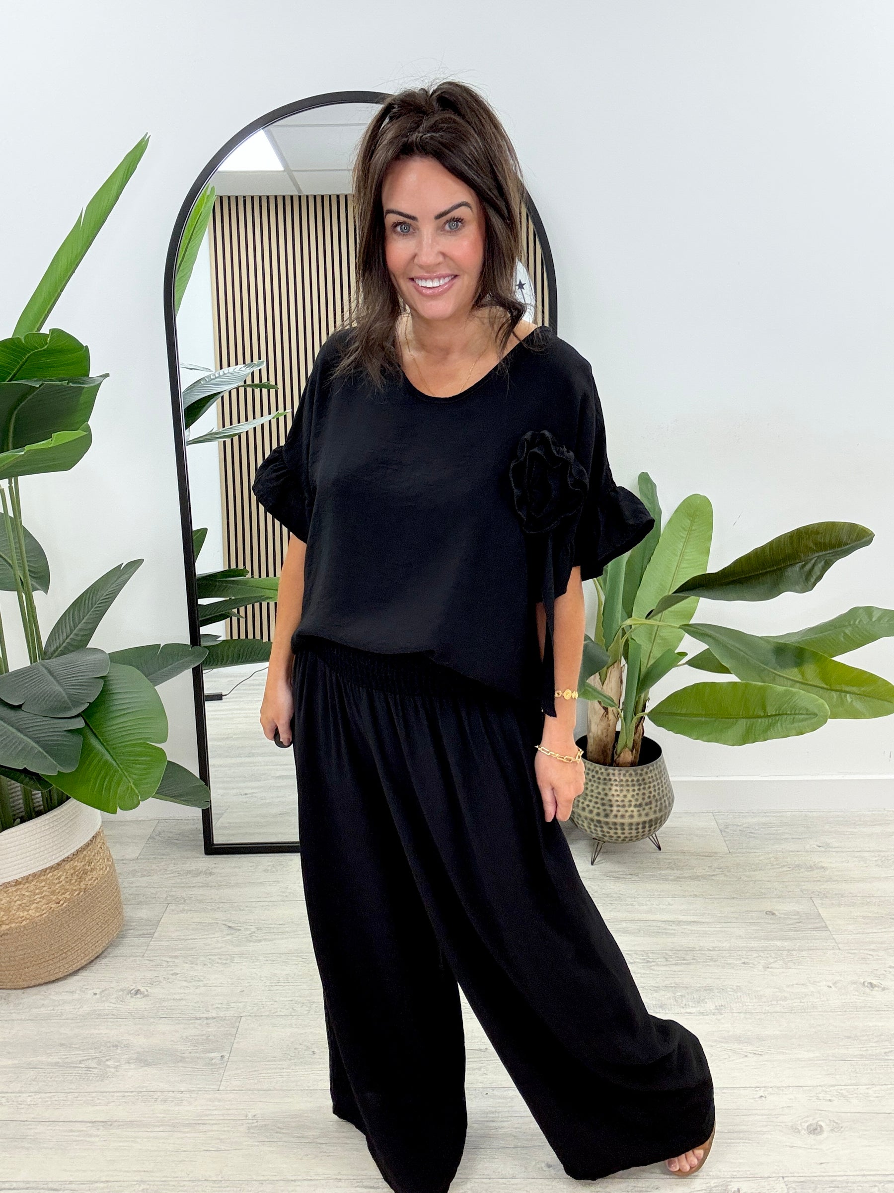 Rosette Co-Ord - Black