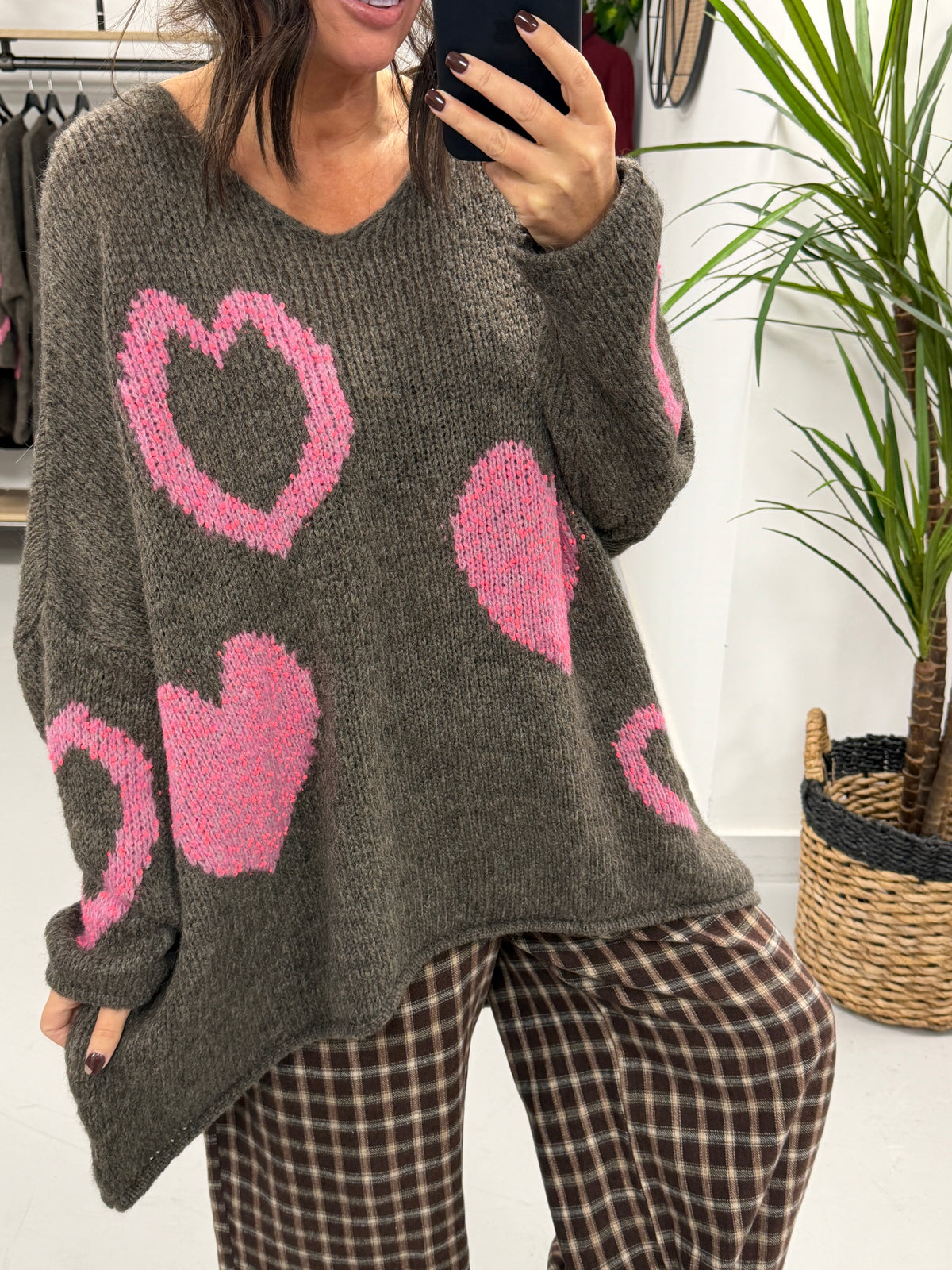 Heart Warmer Soft Knit - Dark Mocha