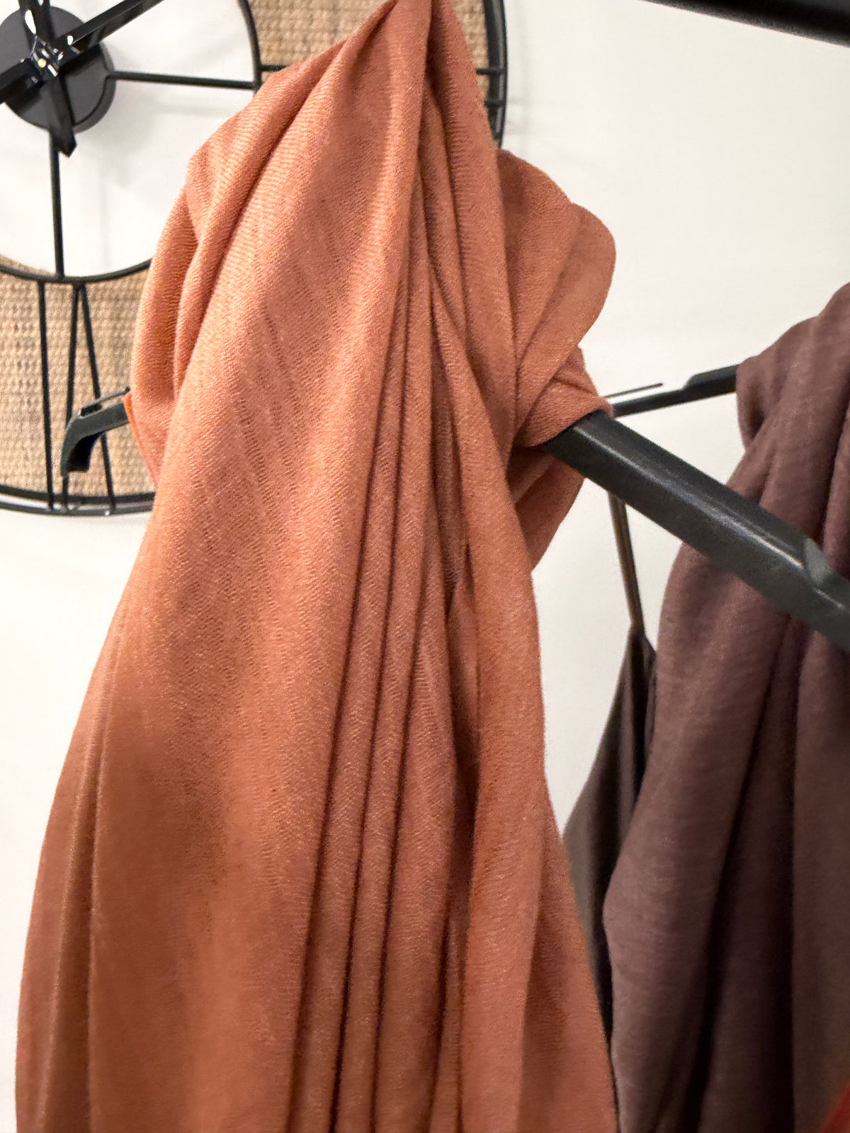 Summer Lightweight Scarf - Rust