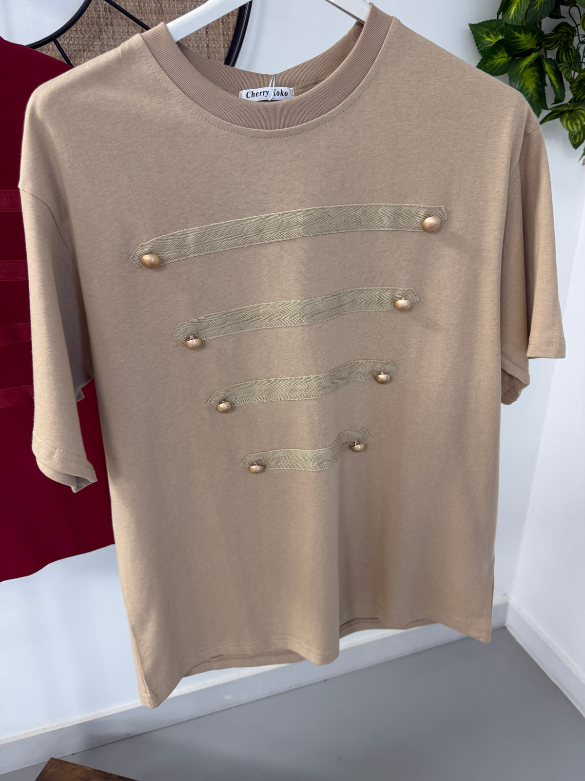 Military Tee- Camel