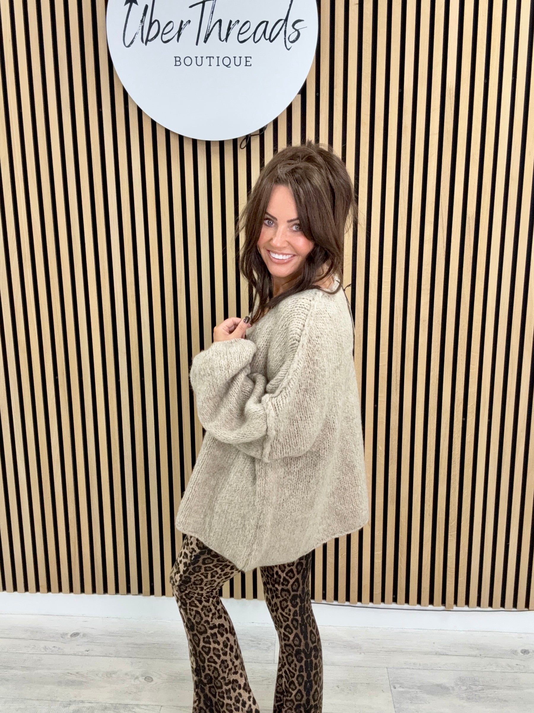 The Rustic Soft Knit - Oatmeal