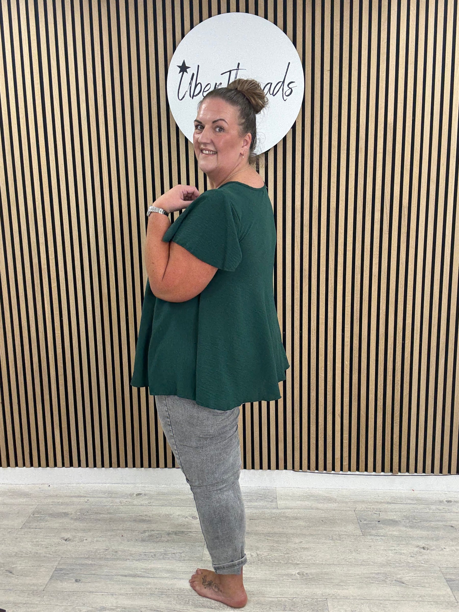 Heidi Swing Tunic - Forest Green