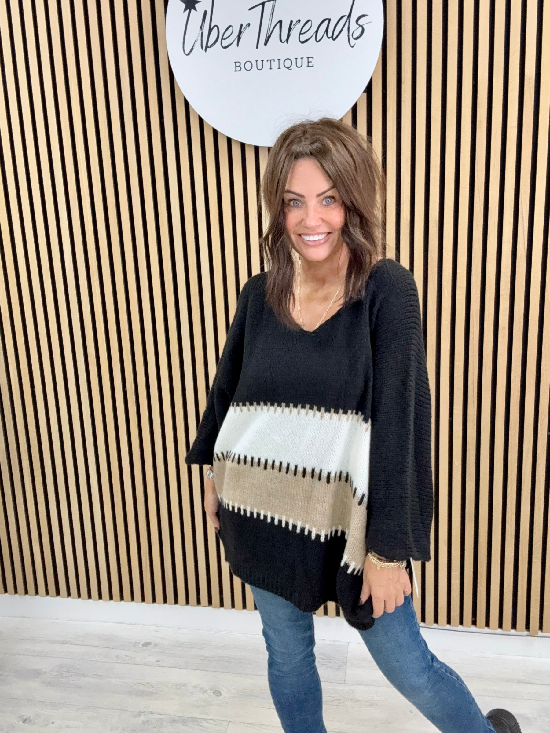 The Soft Stitch Knit - Black