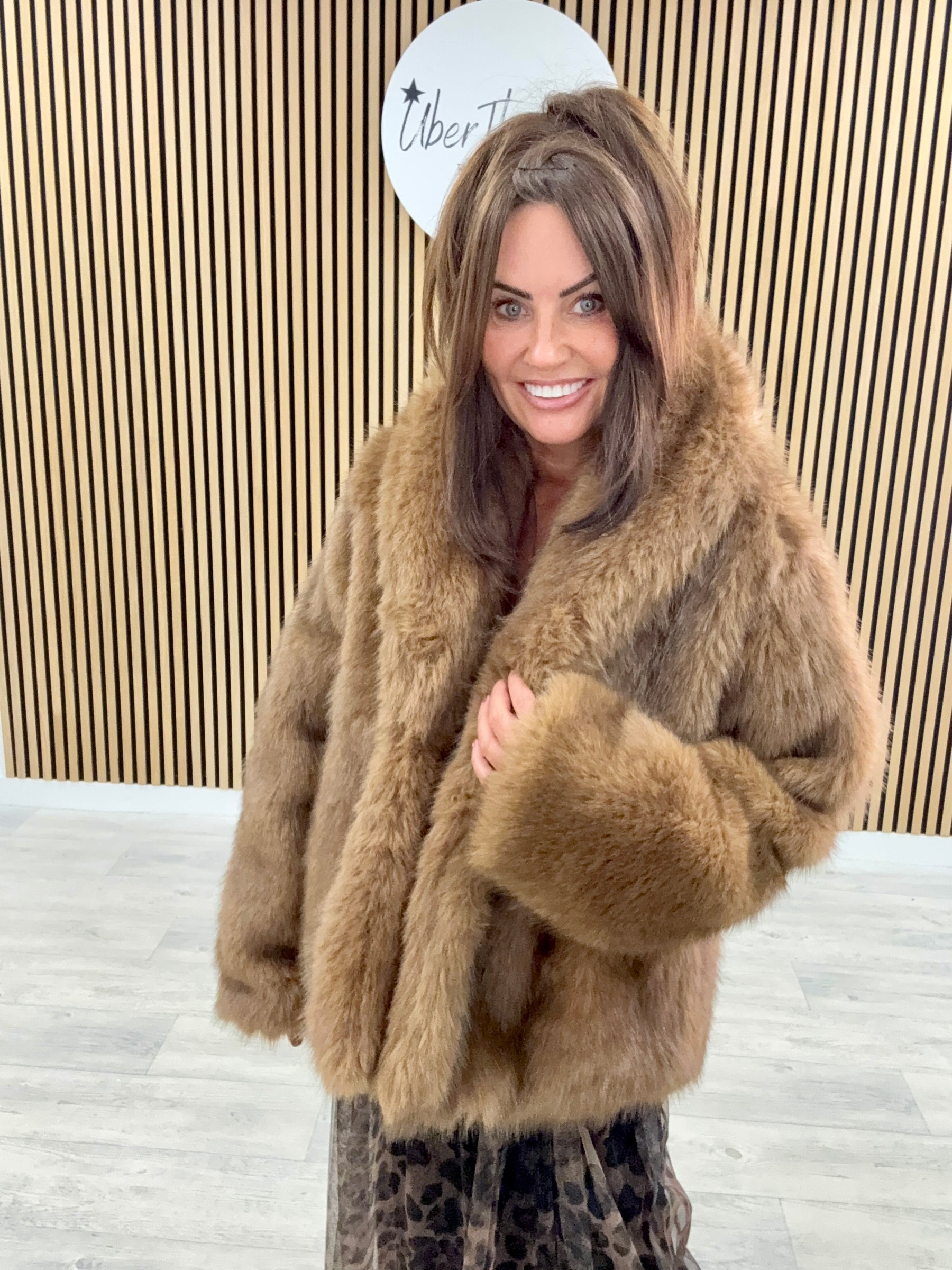 The Light Chocolate Faux Fur