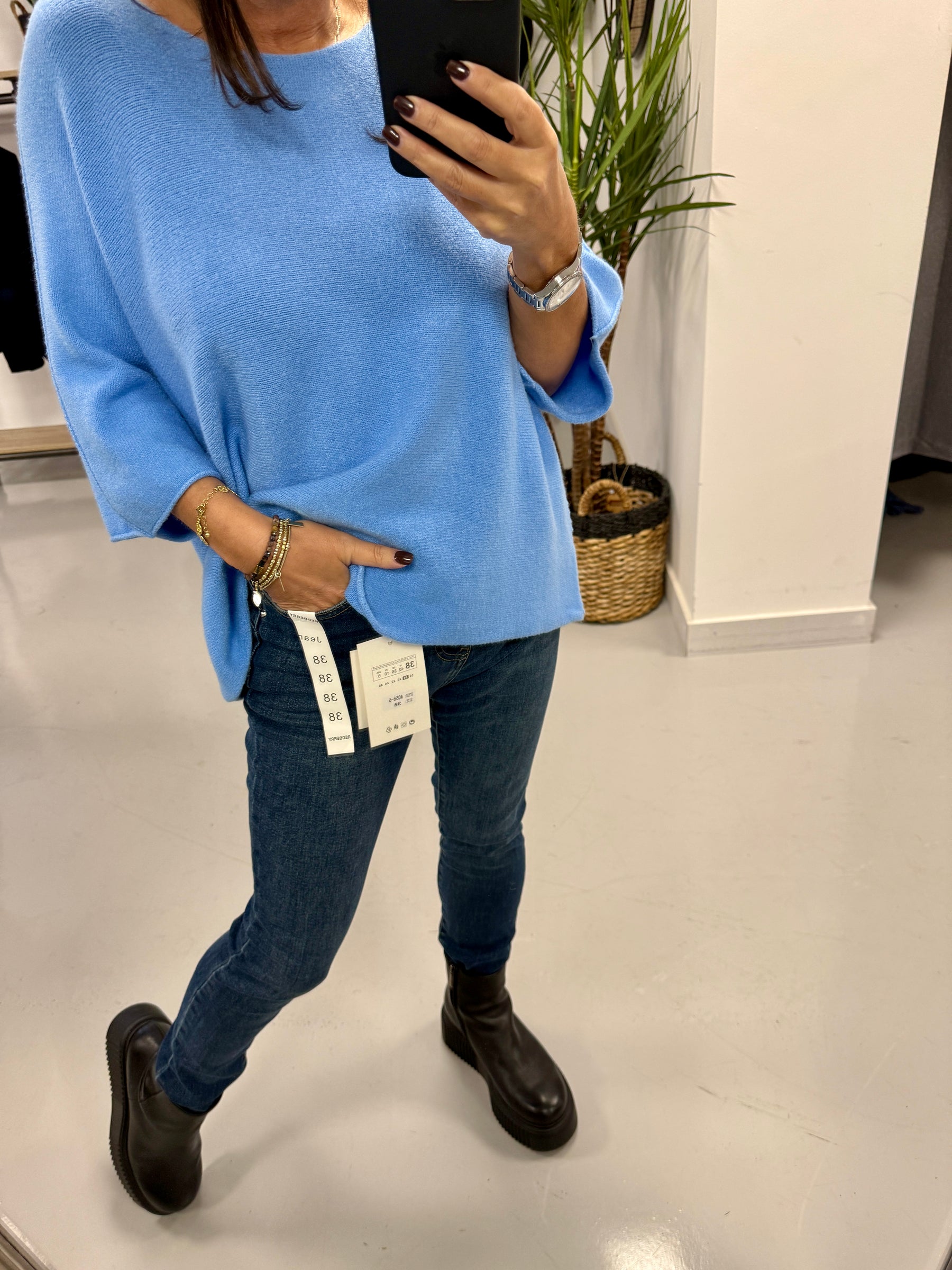 Redberry Push up Skinny Jeans - Indigo