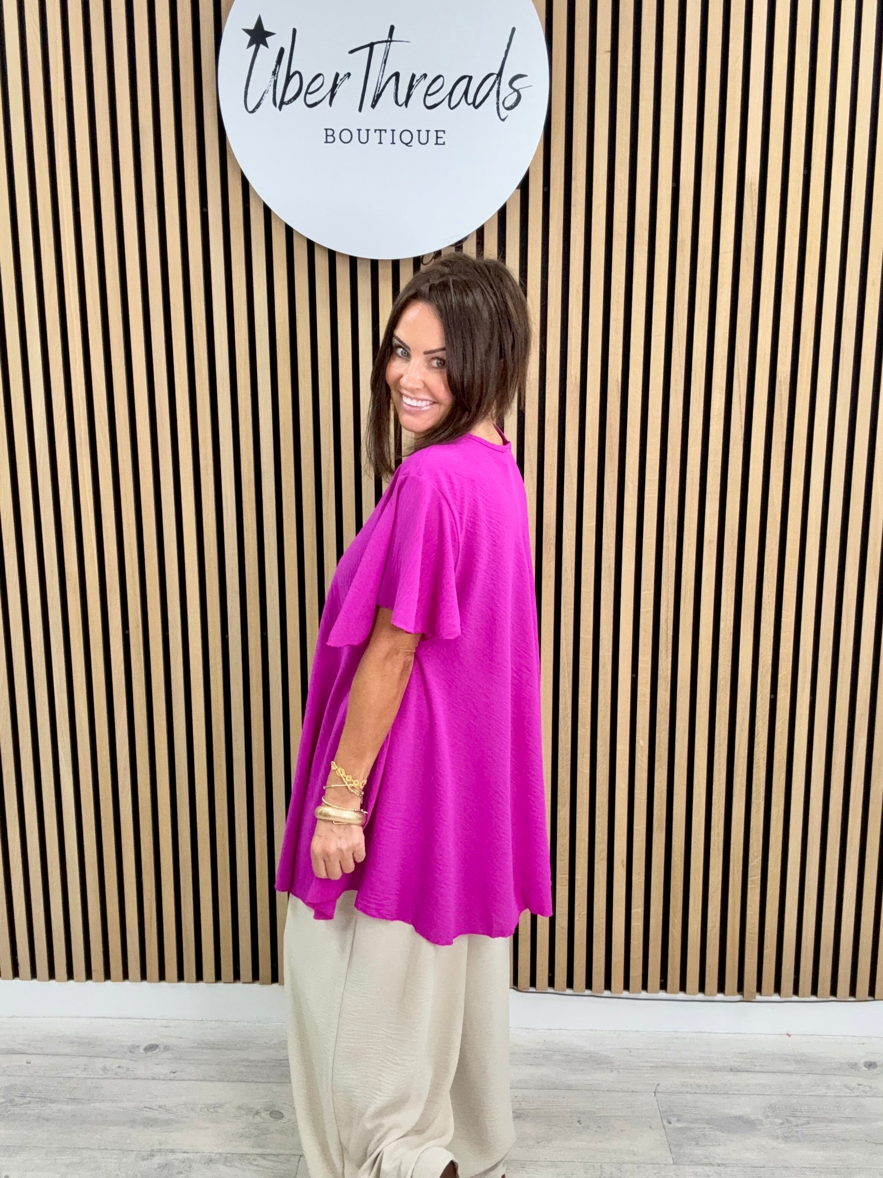 Heidi Swing Tunic - Magenta