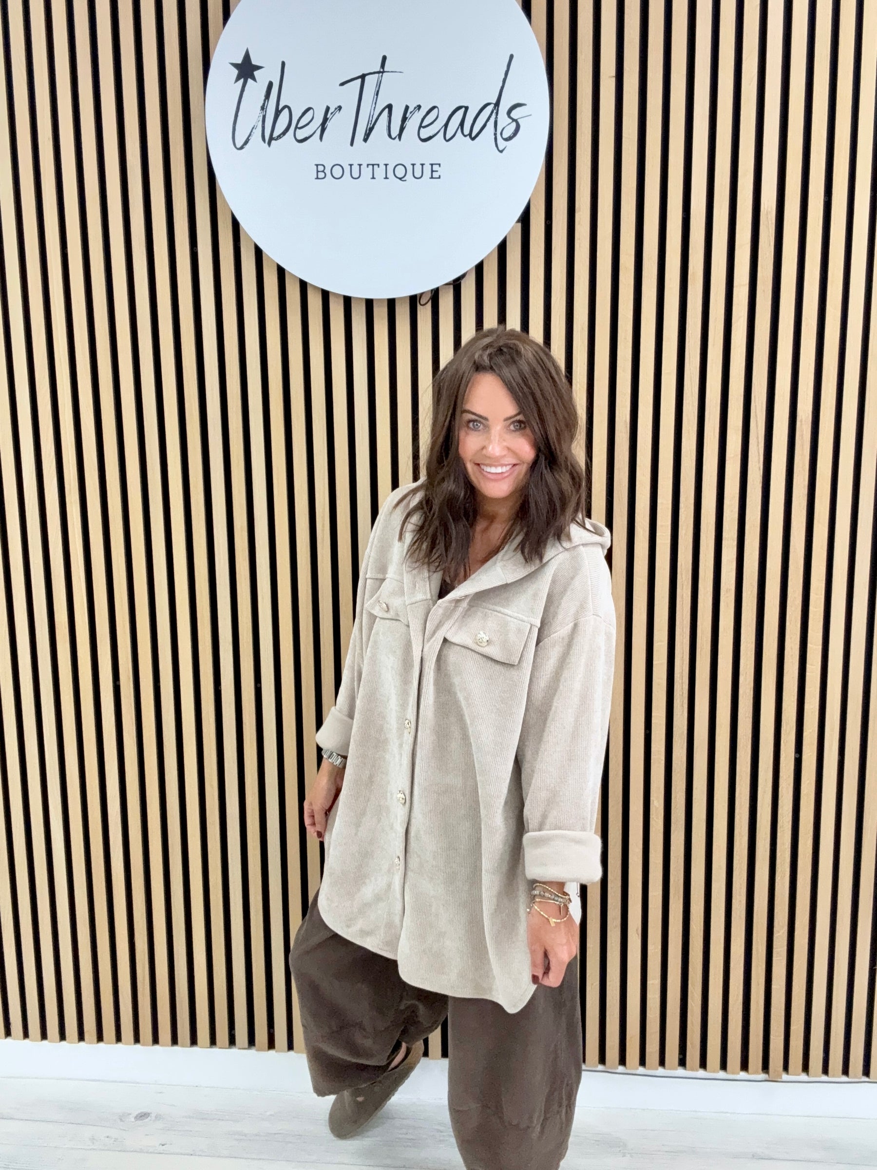 The Big Softie Military Shirt - Stone