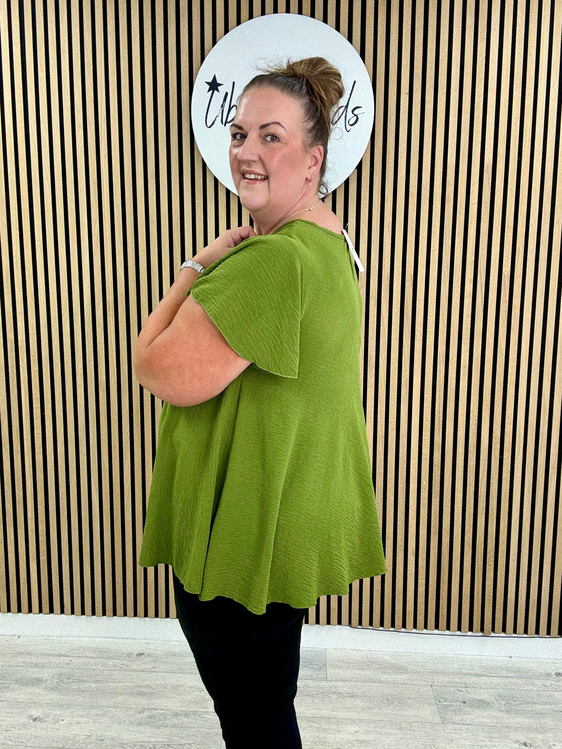 Heidi Swing Tunic - Olive Green