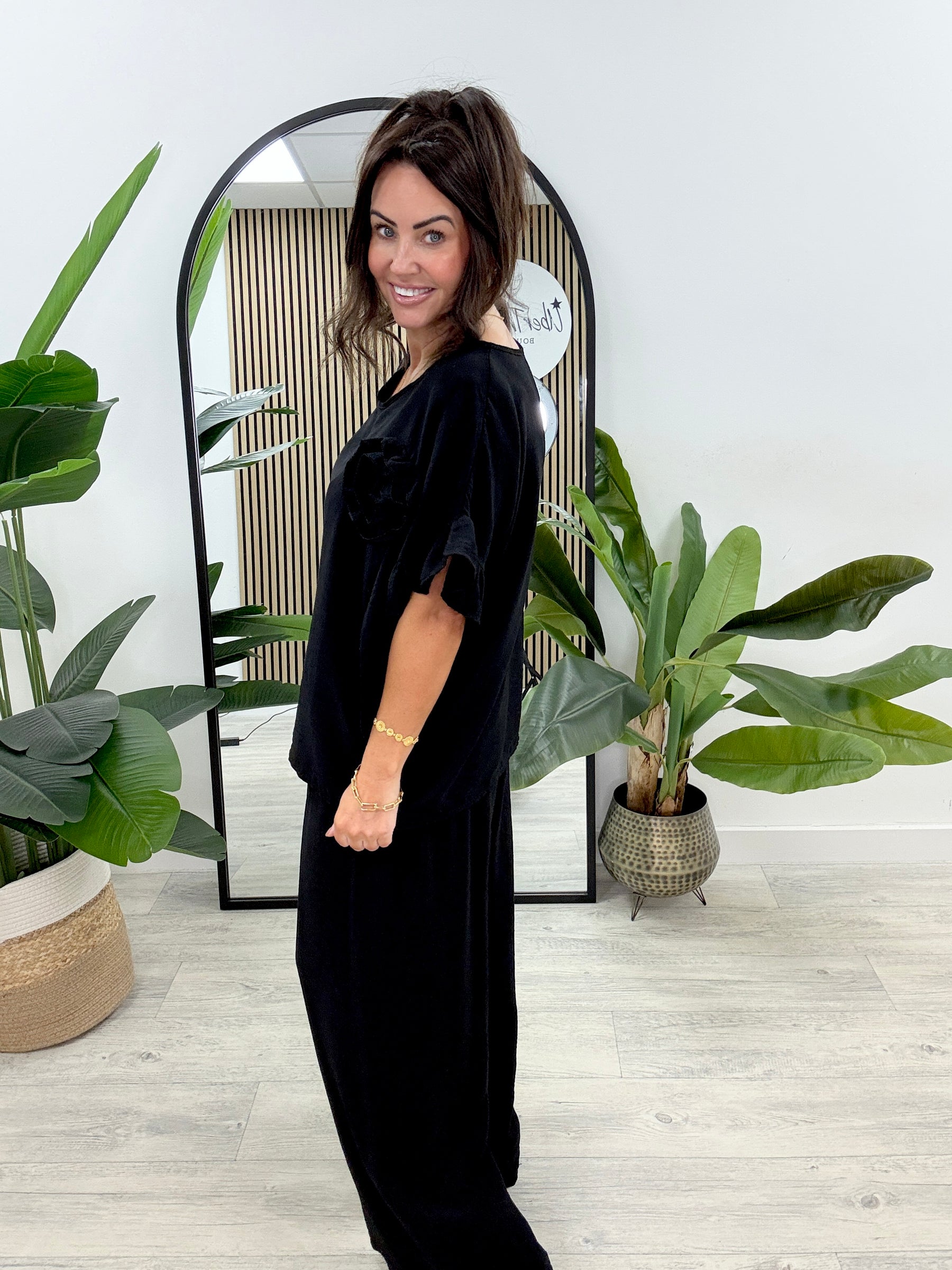 Rosette Co-Ord - Black