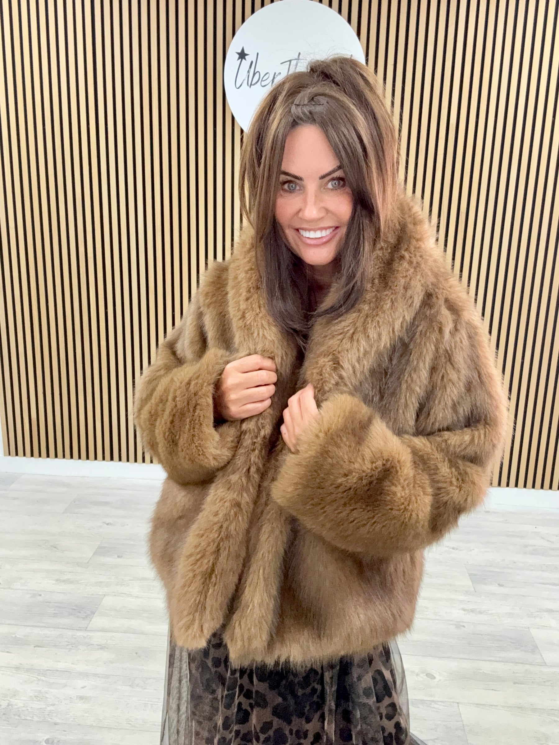 The Light Chocolate Faux Fur