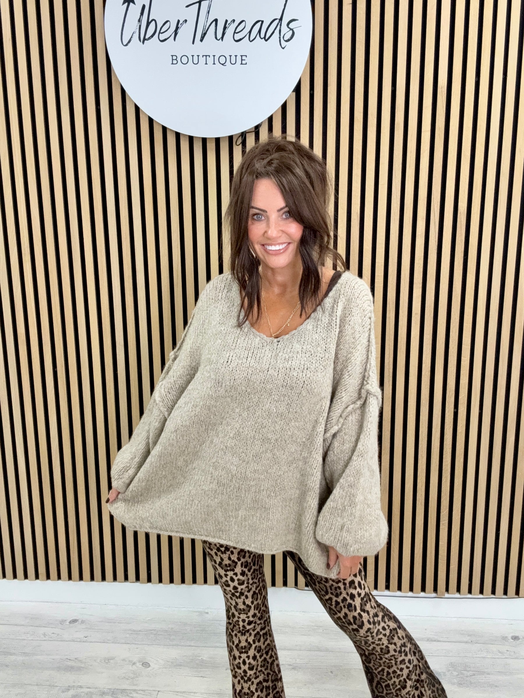 The Rustic Soft Knit - Oatmeal