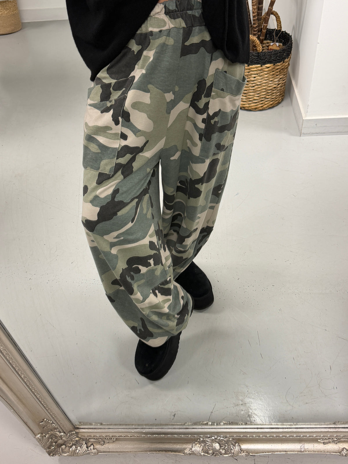 The Camo Tulip Jersey Joggers
