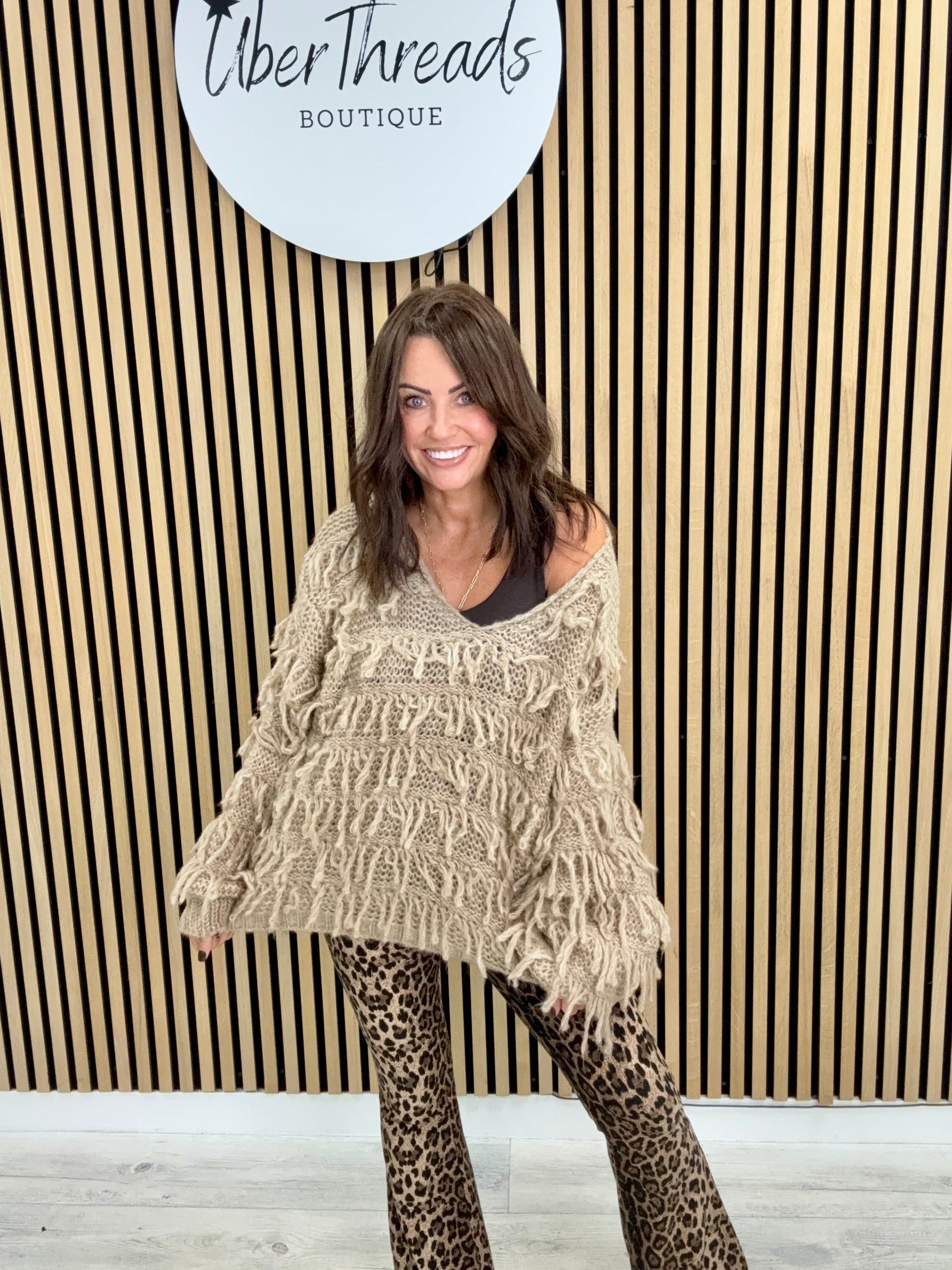 The Shaggy Jumper - Camel