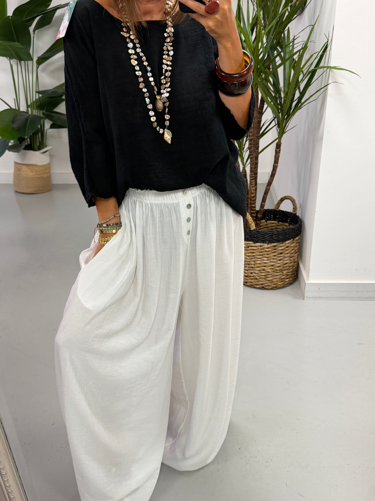 Basic Cotton Top - Black