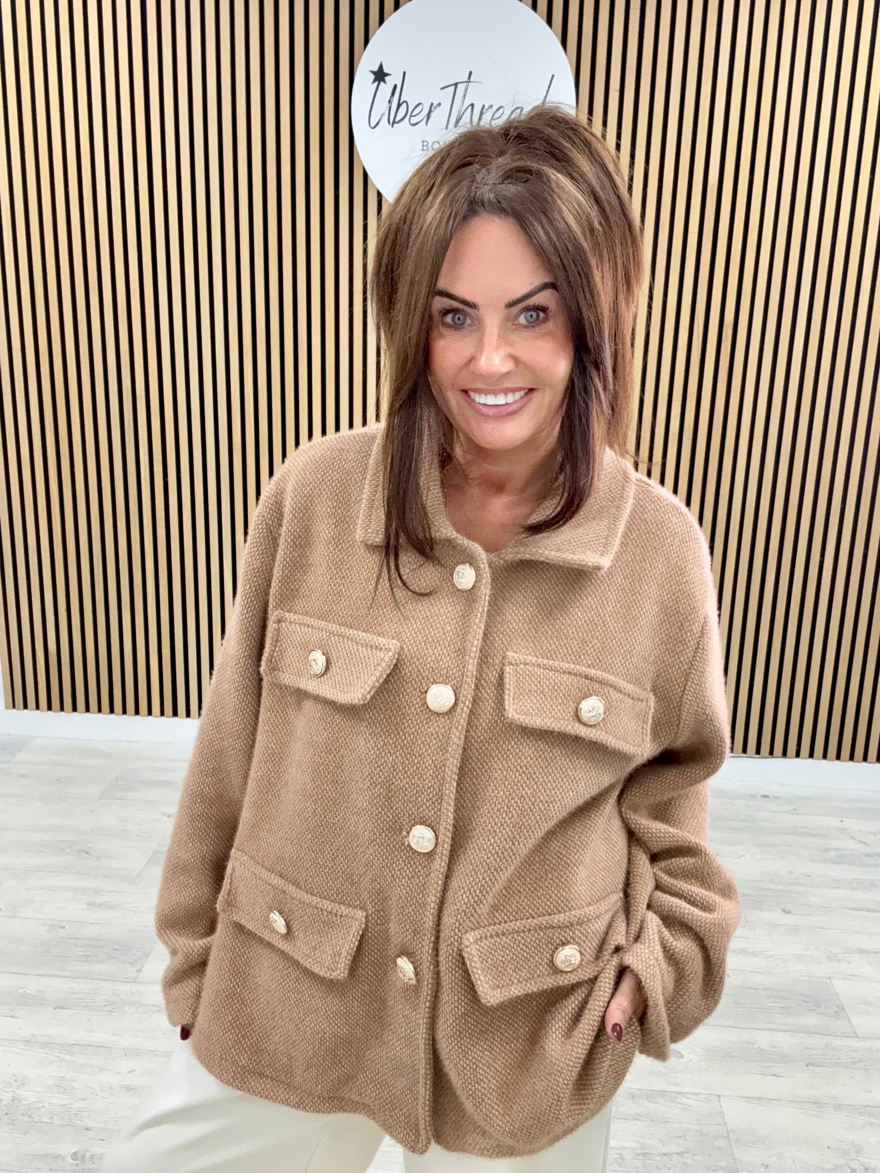 The Big Softie Military Jacket - Camel