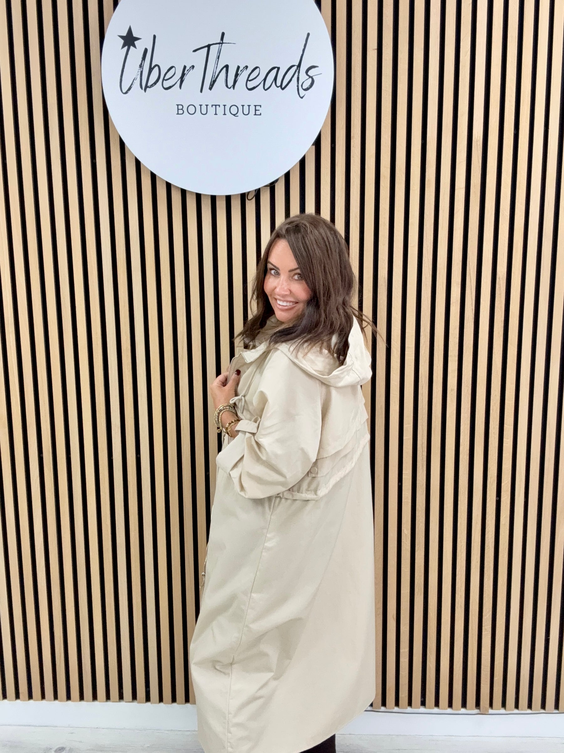 Fly Trench Jacket - Cream