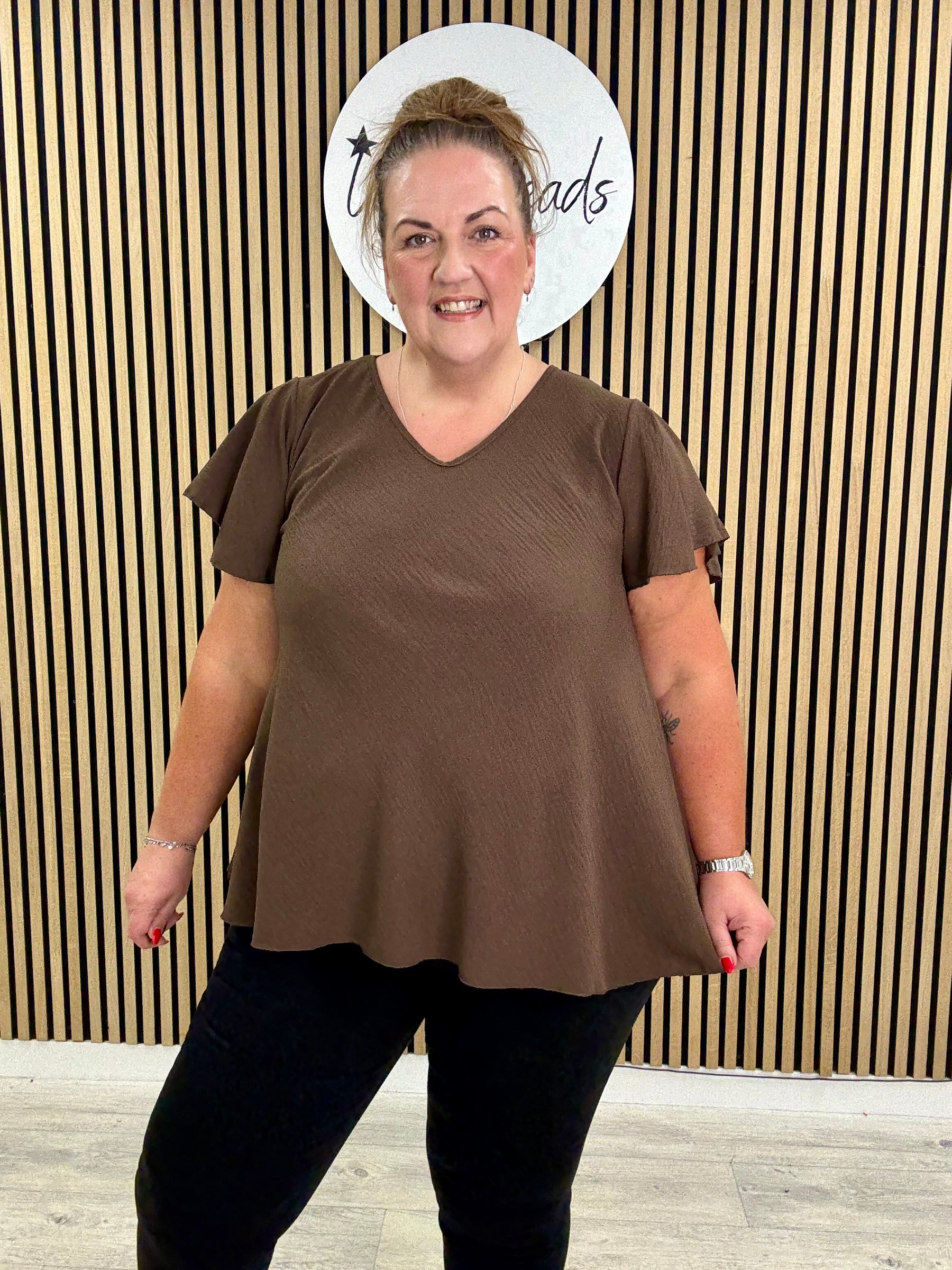 Heidi Swing Tunic - Chocolate