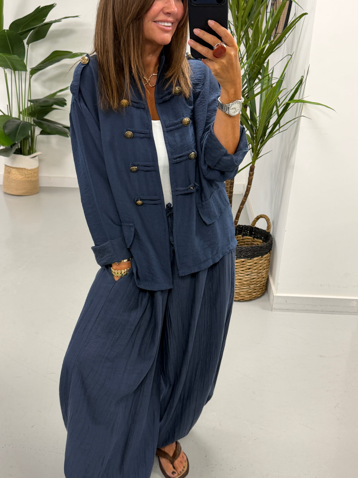 Military Jacket - Navy