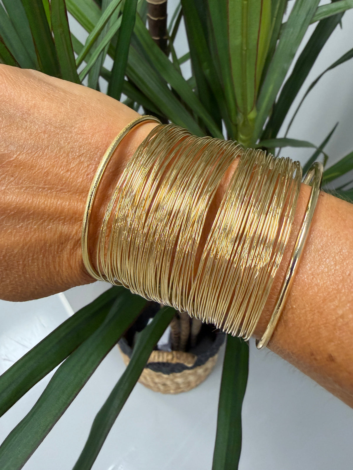 Gold Cuff Bangle