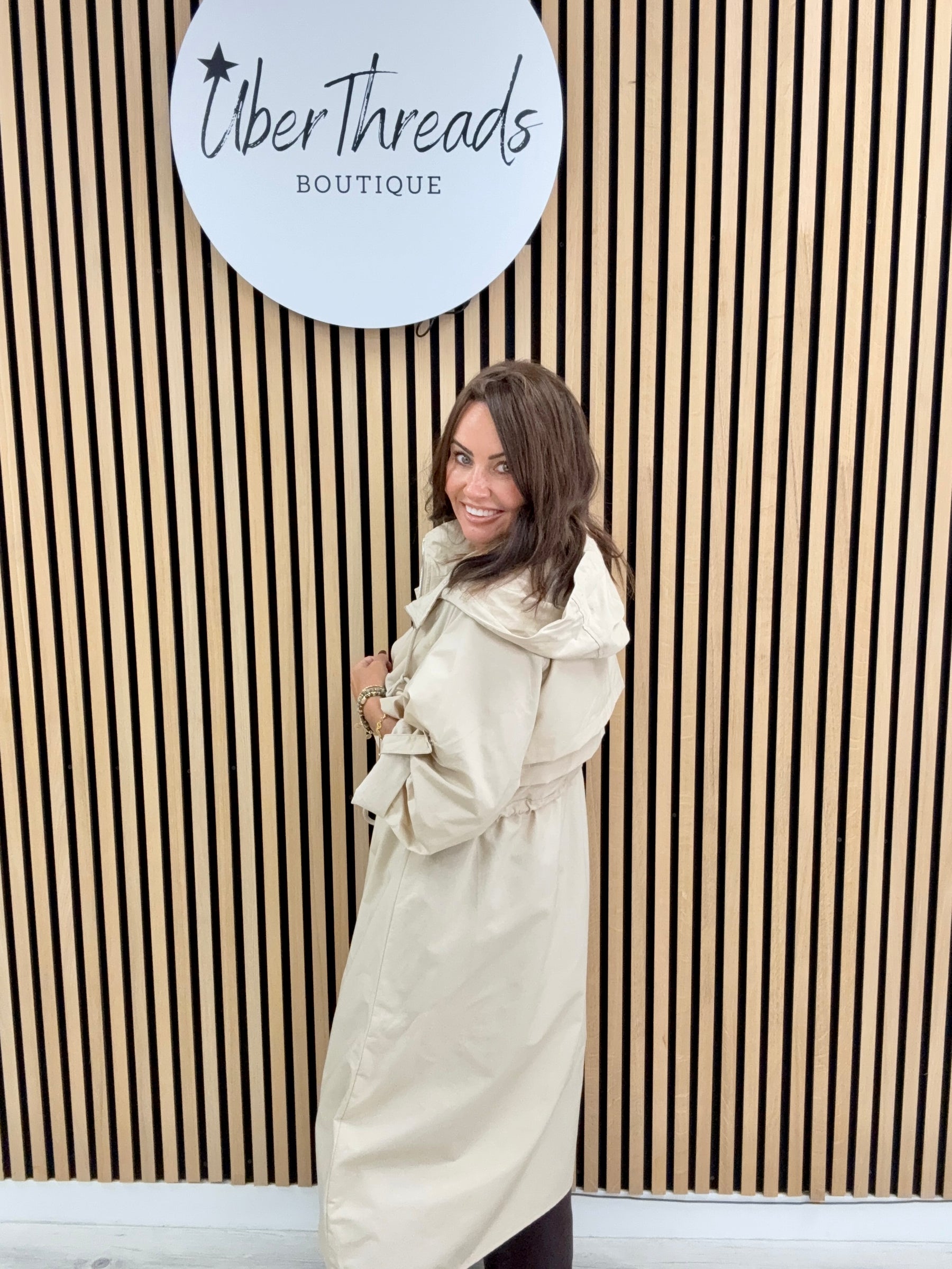 Fly Trench Jacket - Cream