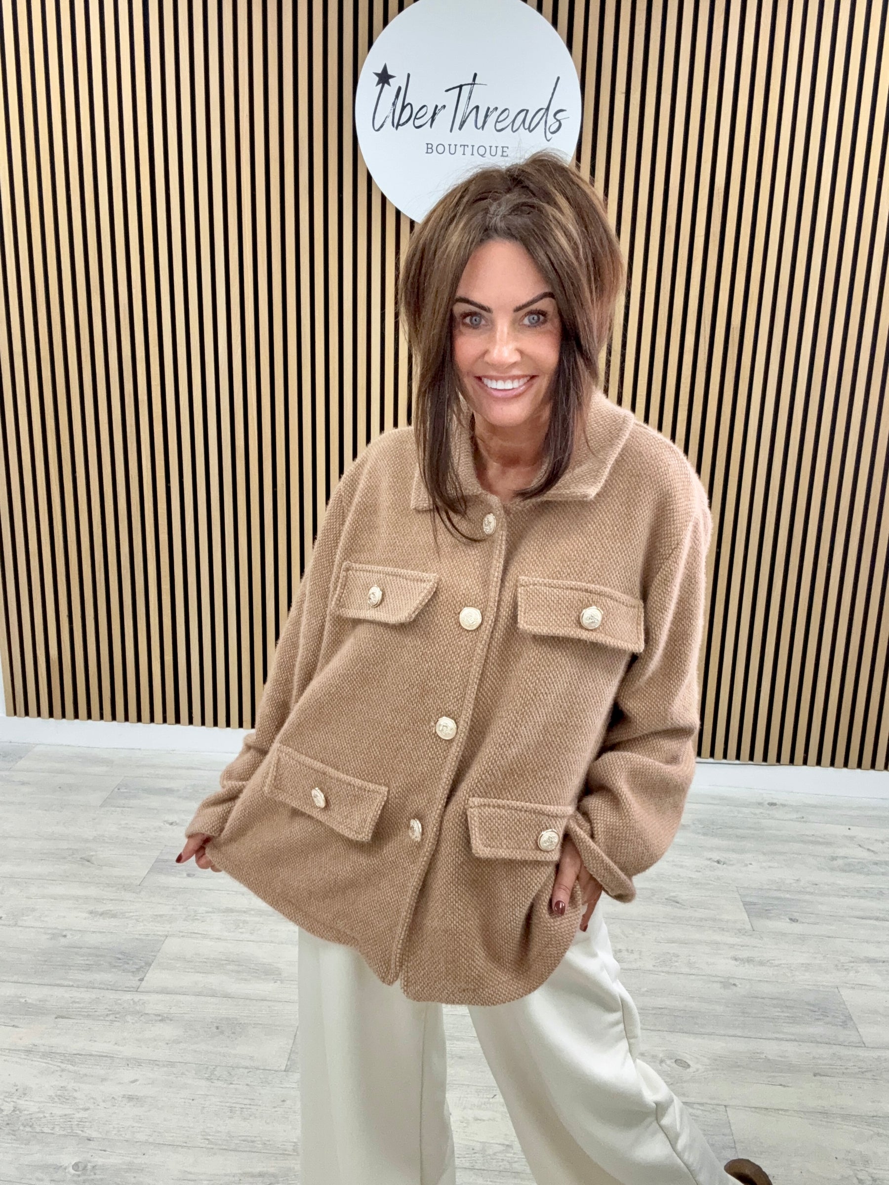 The Big Softie Military Jacket - Camel