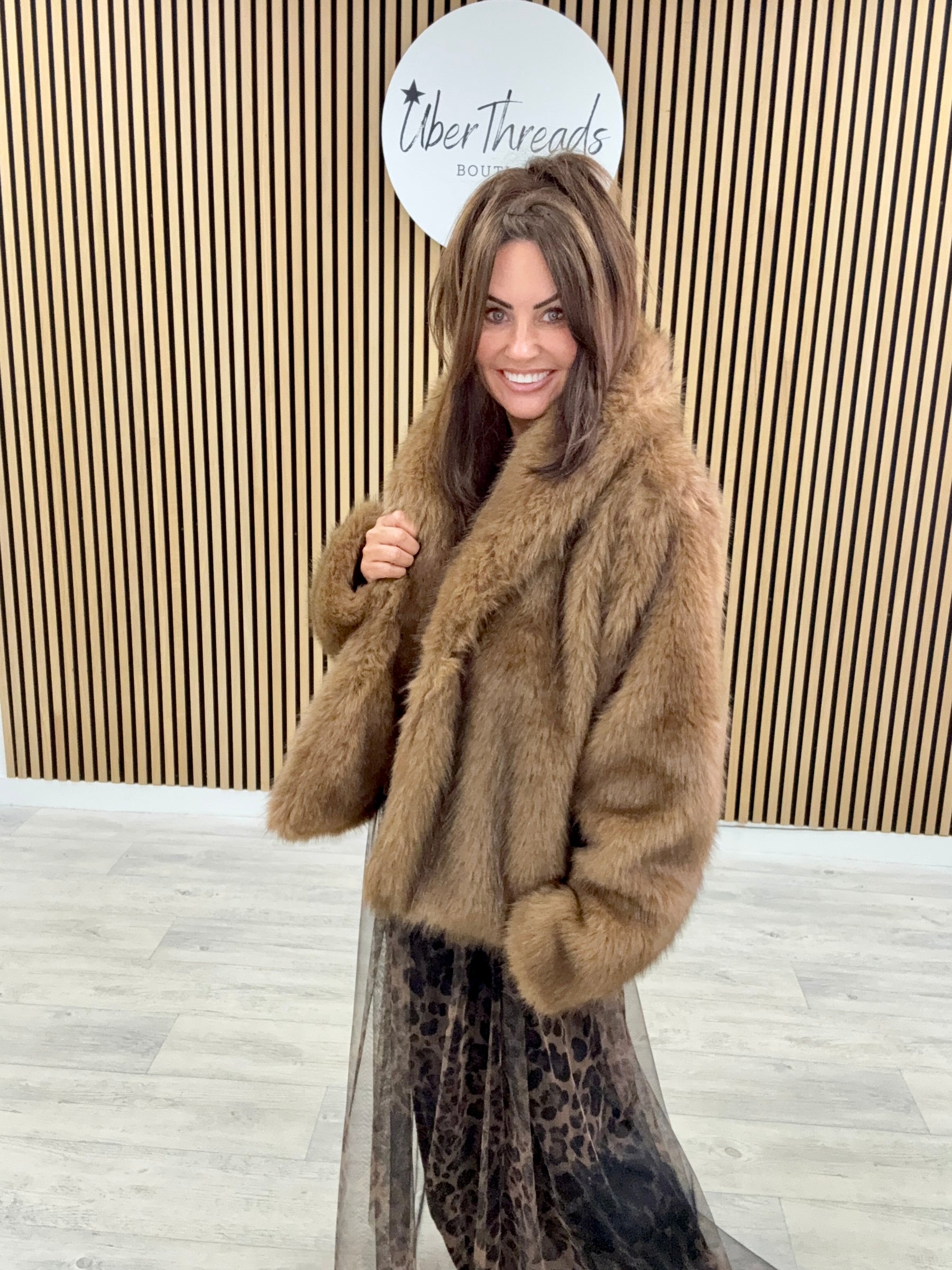 The Light Chocolate Faux Fur