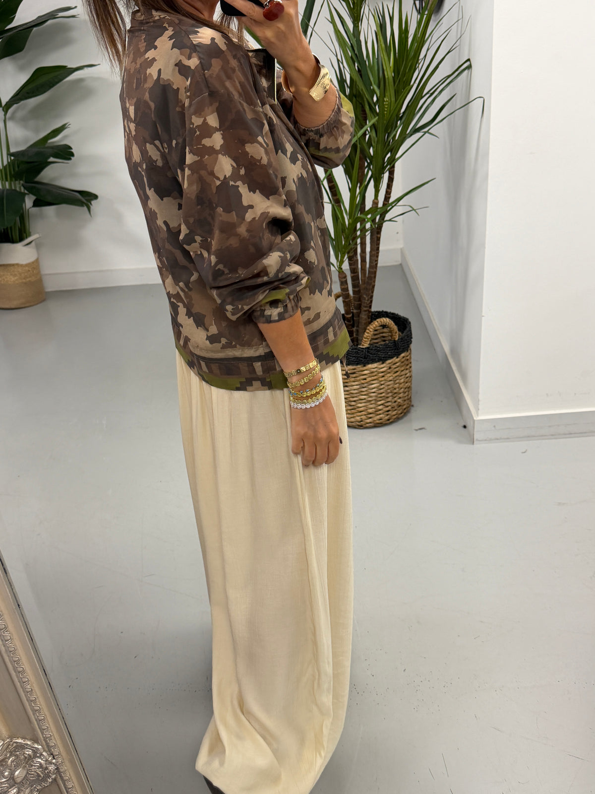 Lightweight Camo Jacket - Mocha