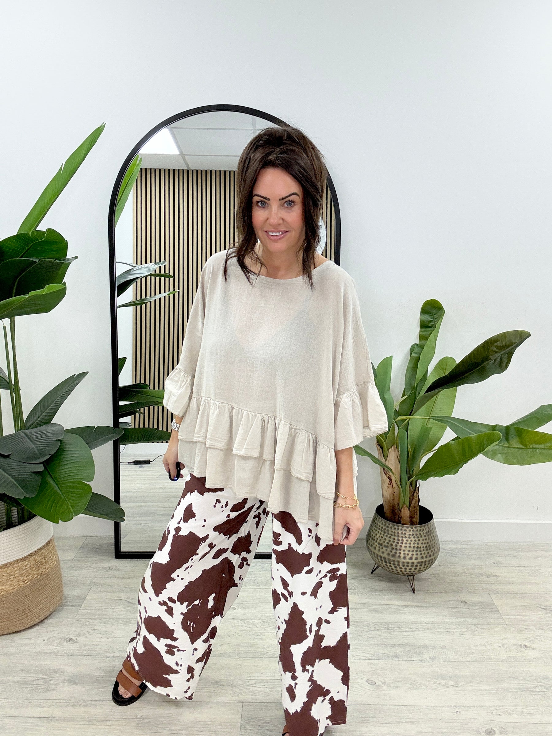 The Highland Cropped Trouser - Chocolate